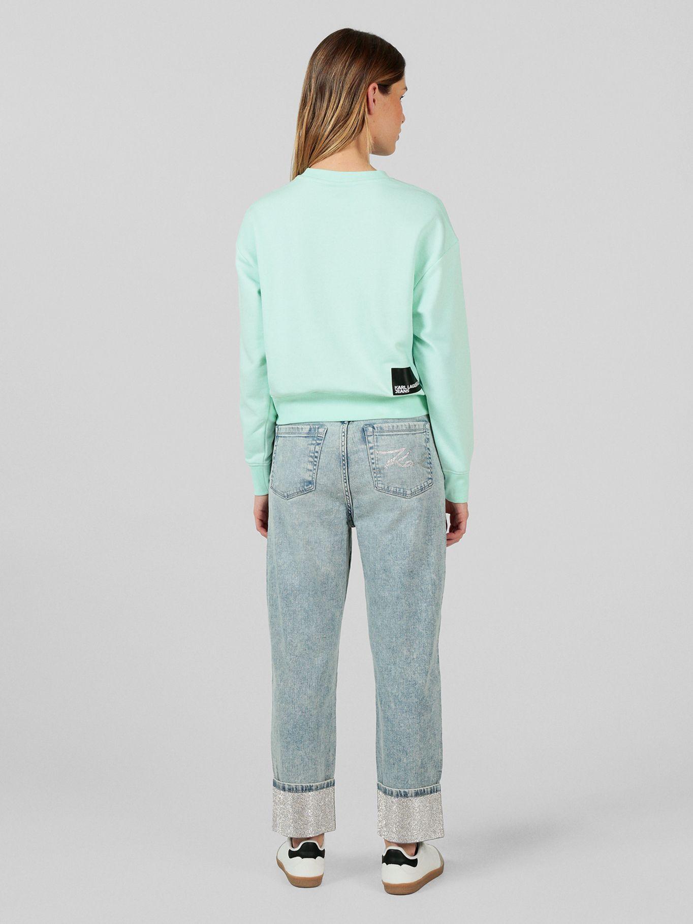 Polerón regular - K/ESSENTIAL Verde Karl Lagerfeld-3