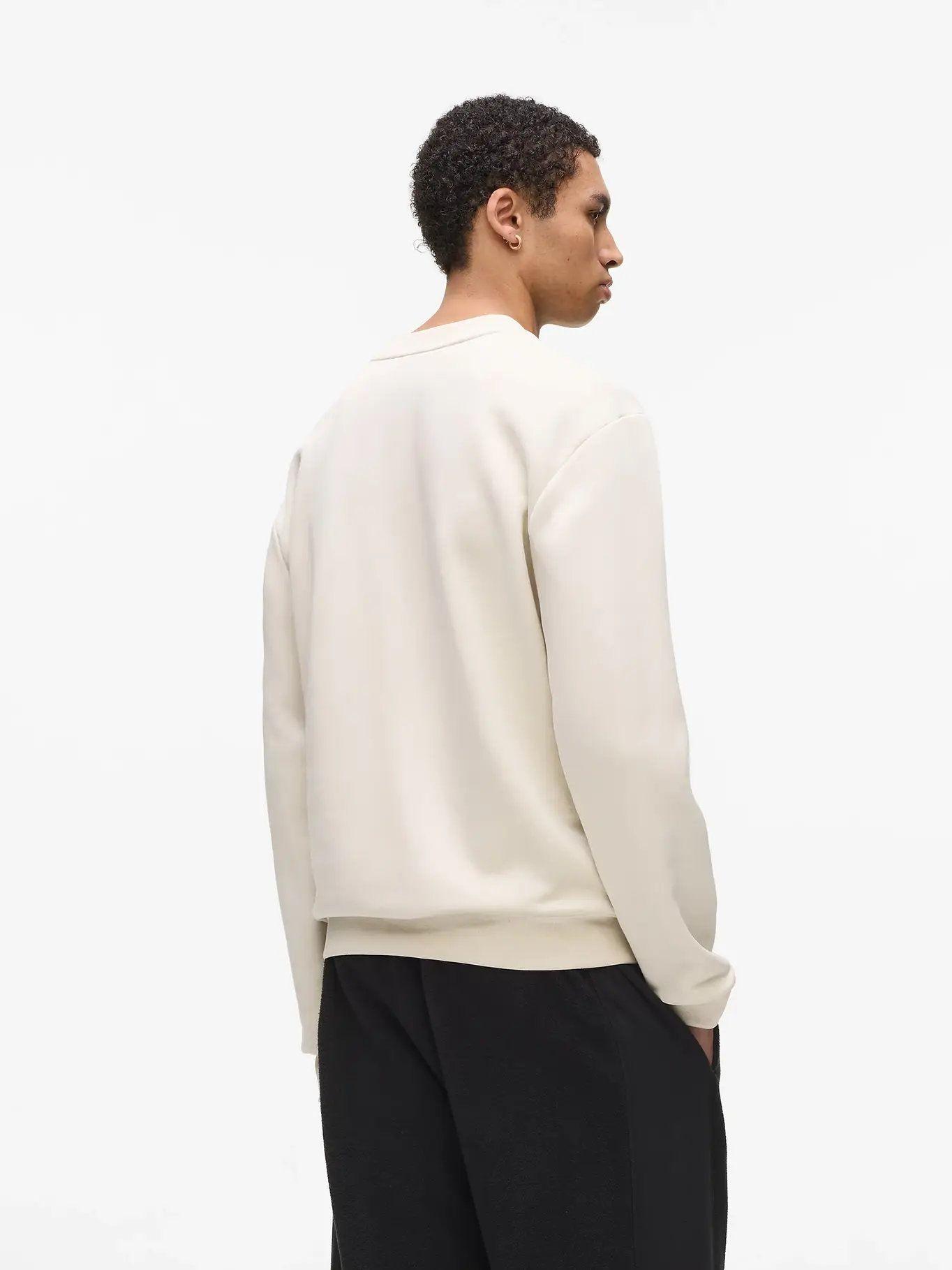 Polerón regular con logo eclipse Blanco Karl Lagerfeld-2