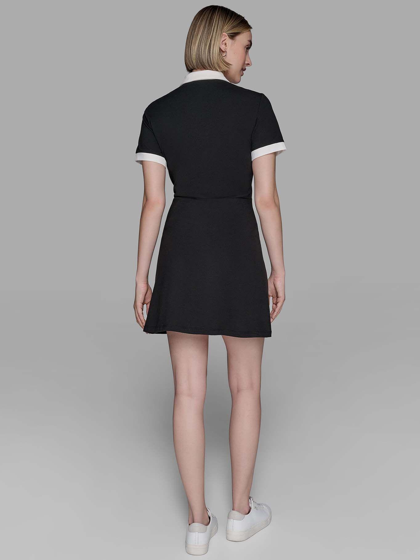 Vestido polo - ESSENTIALS Negro Karl Lagerfeld-2