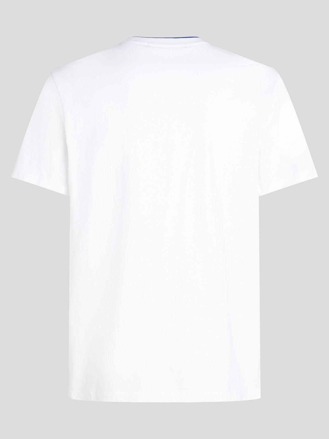 Polera con detalles en contraste Blanco Karl Lagerfeld-1