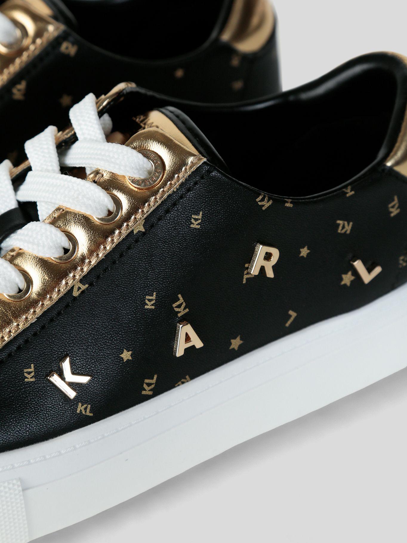 Zapatillas cate foil de corte bajo Negro Karl Lagerfeld-7