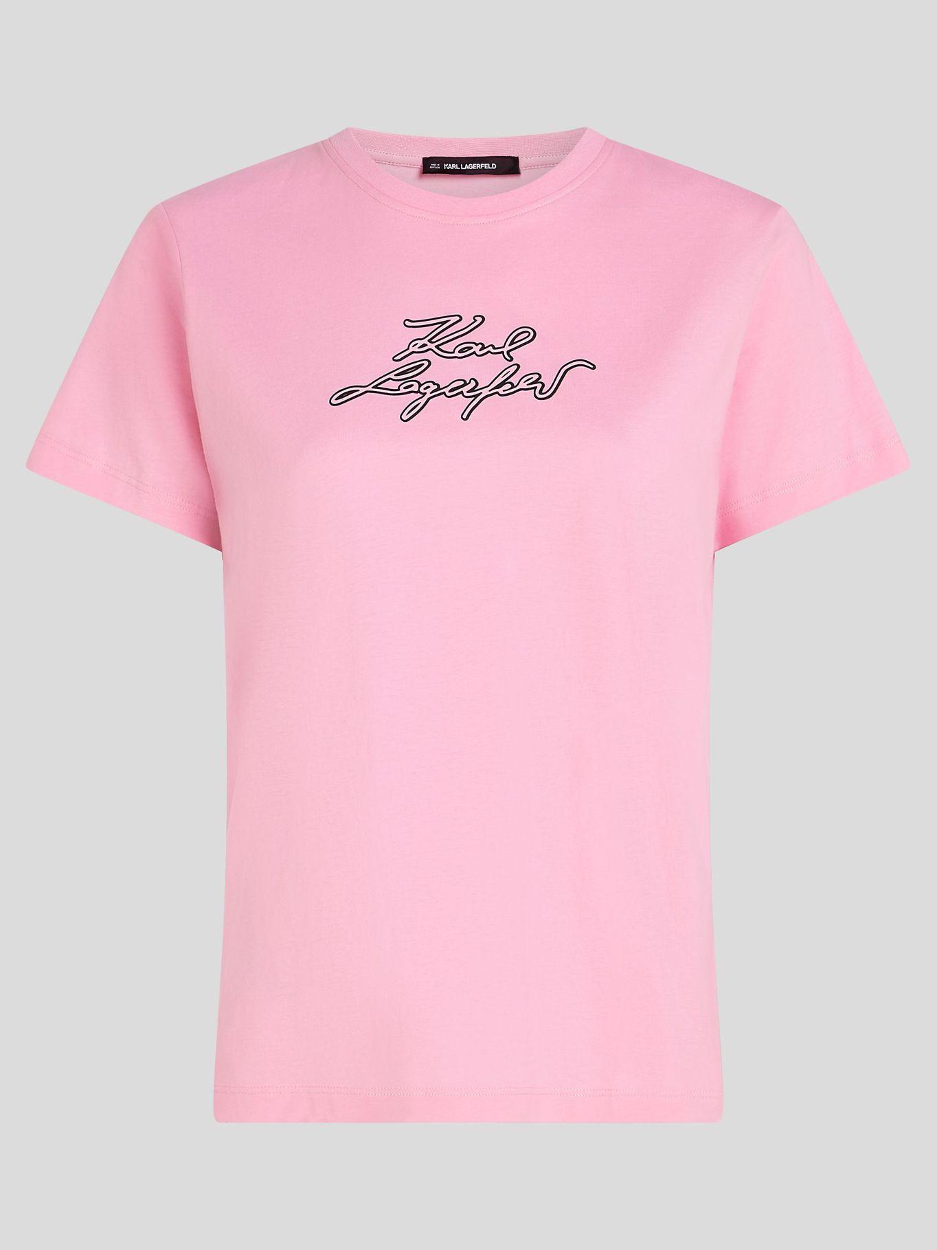Polera varsity con logotipo Rosado Karl Lagerfeld-0