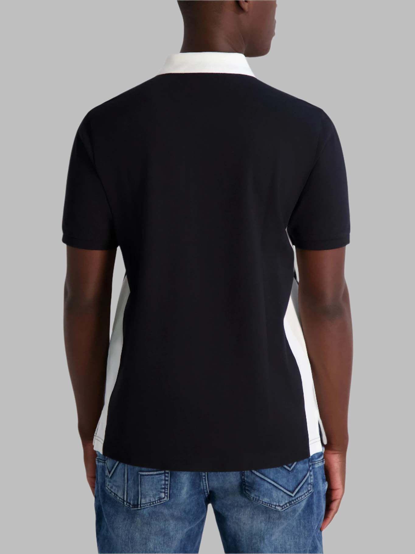 Polo colorblock logo en contraste Negro Karl Lagerfeld-1