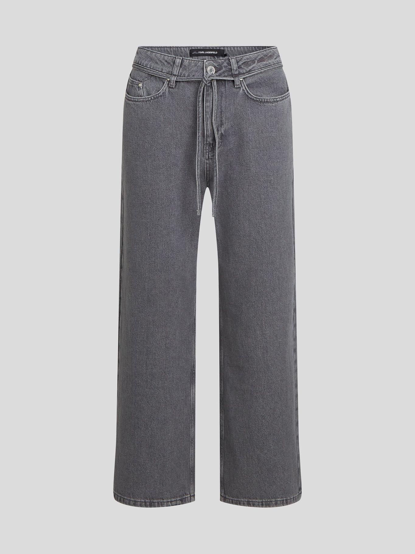 Jeans culotte Gris Karl Lagerfeld-0