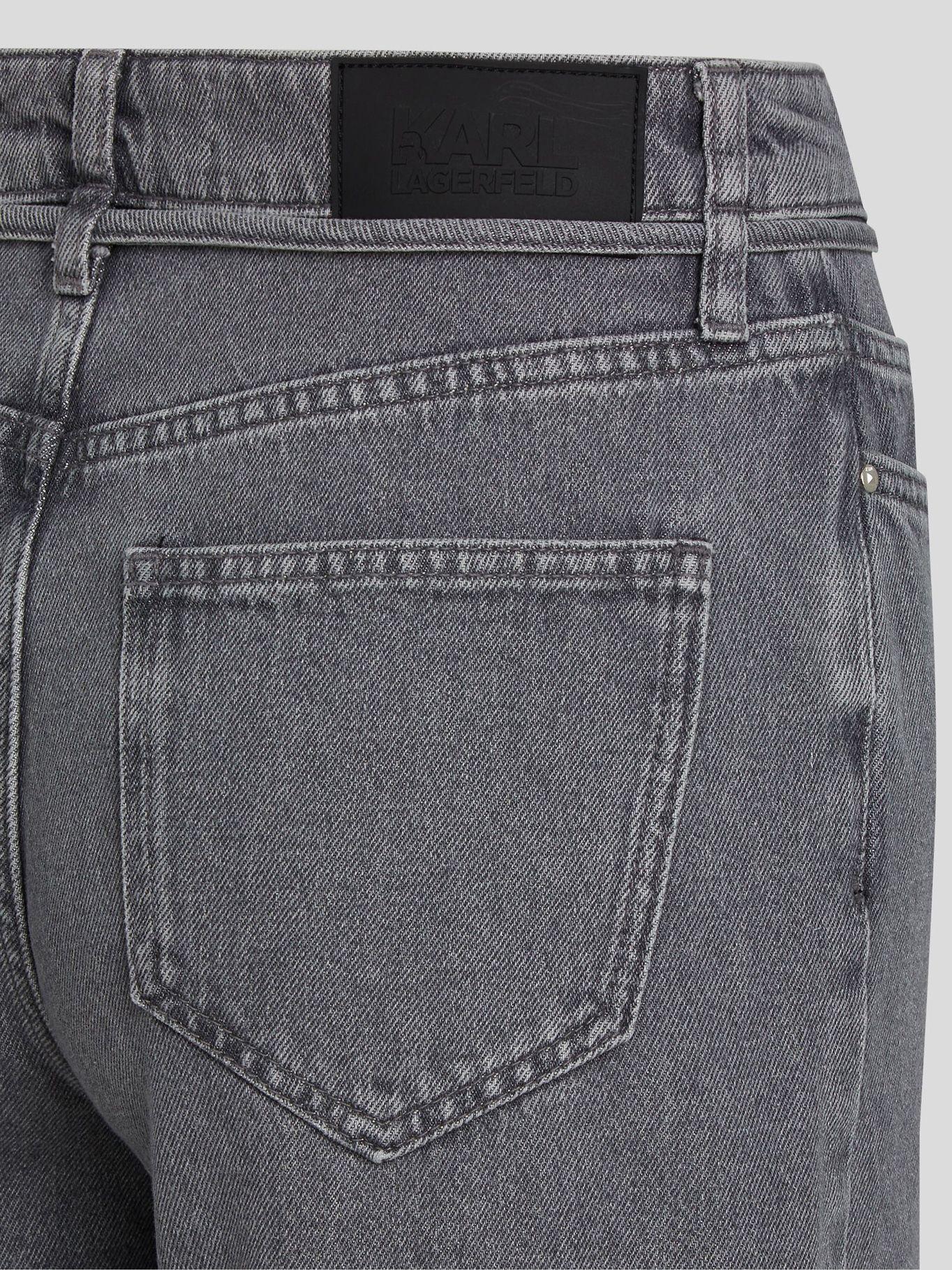 Jeans culotte Gris Karl Lagerfeld-2