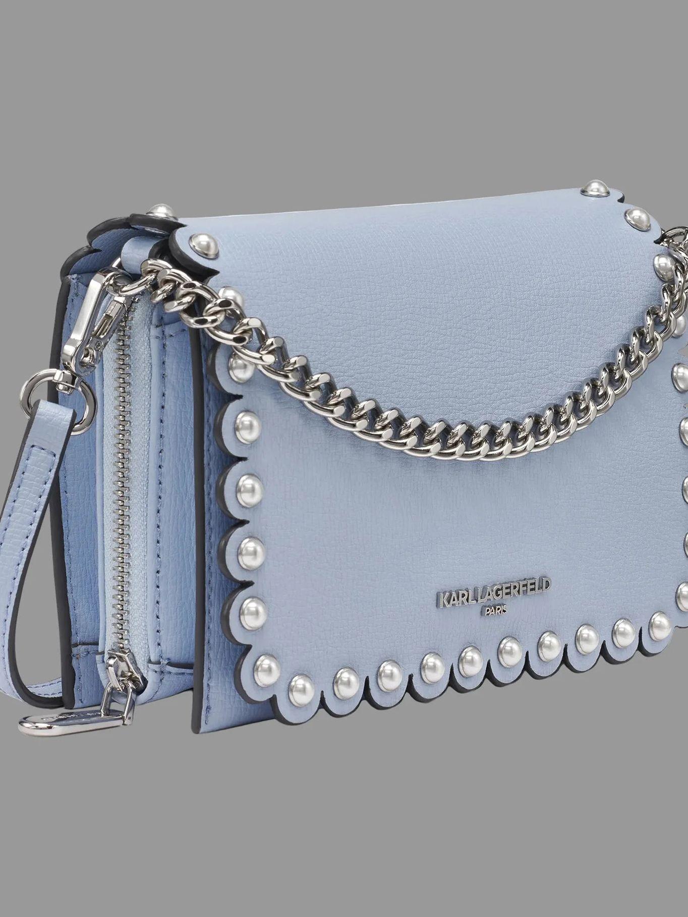 Cartera cruzada Lourdes cadena Celeste Karl Lagerfeld-2
