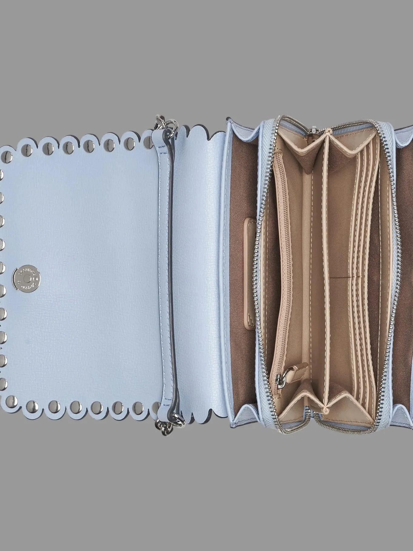 Cartera cruzada Lourdes cadena Celeste Karl Lagerfeld-3