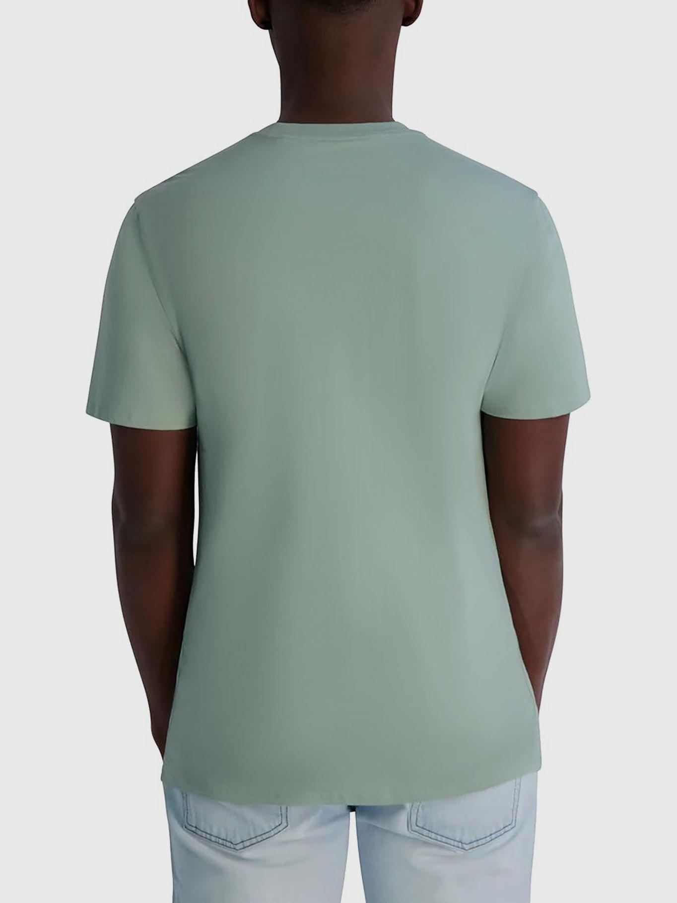 Polera esencial de manga corta Verde Karl Lagerfeld-1