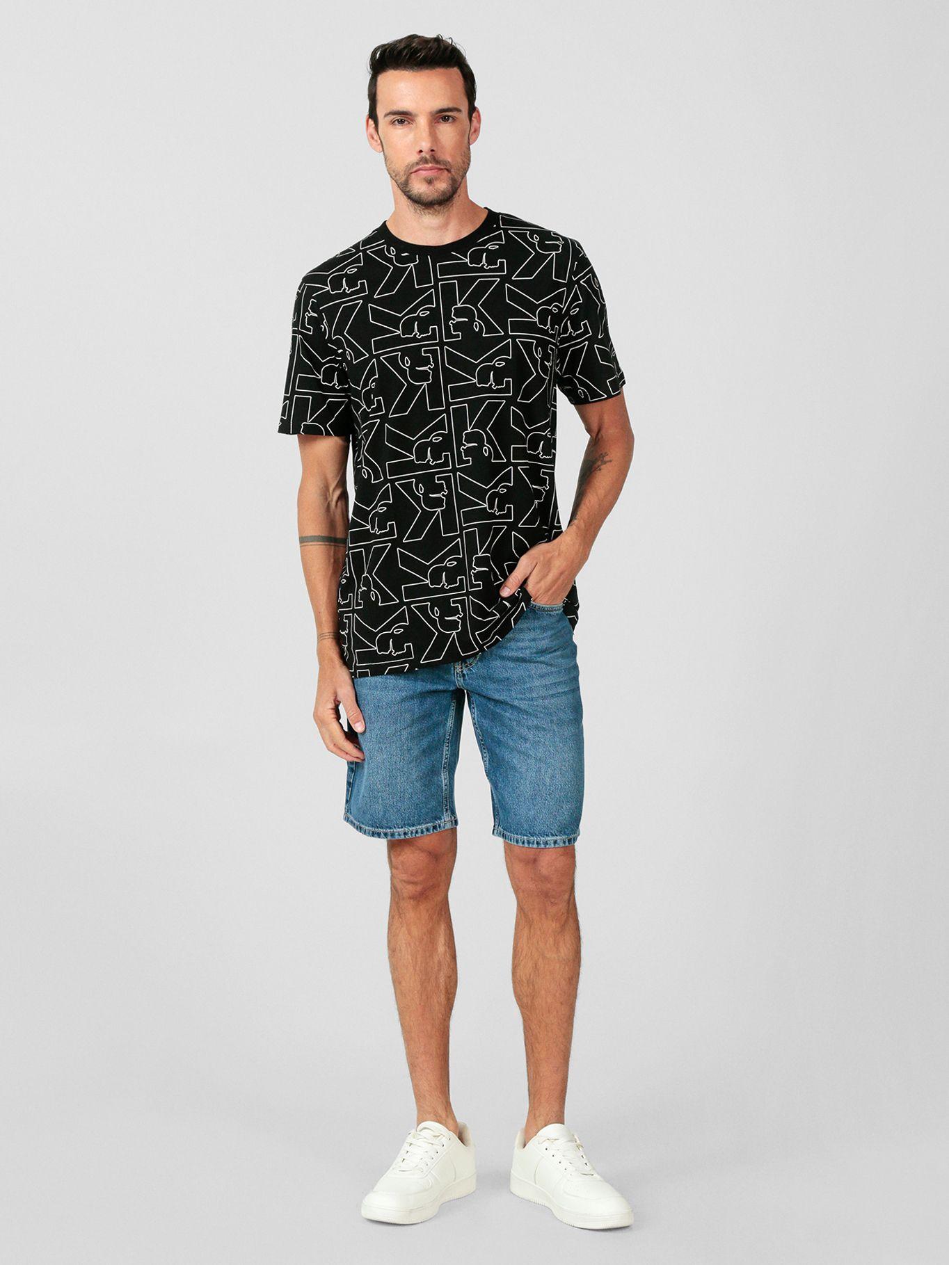 Polera con estampado Negro Karl Lagerfeld-1