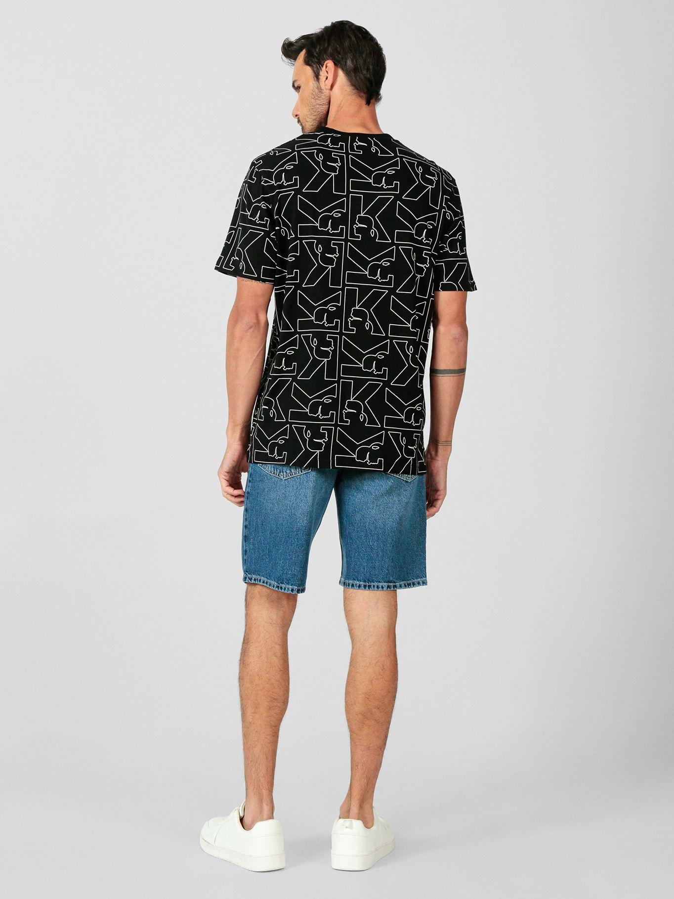 Polera con estampado Negro Karl Lagerfeld-3