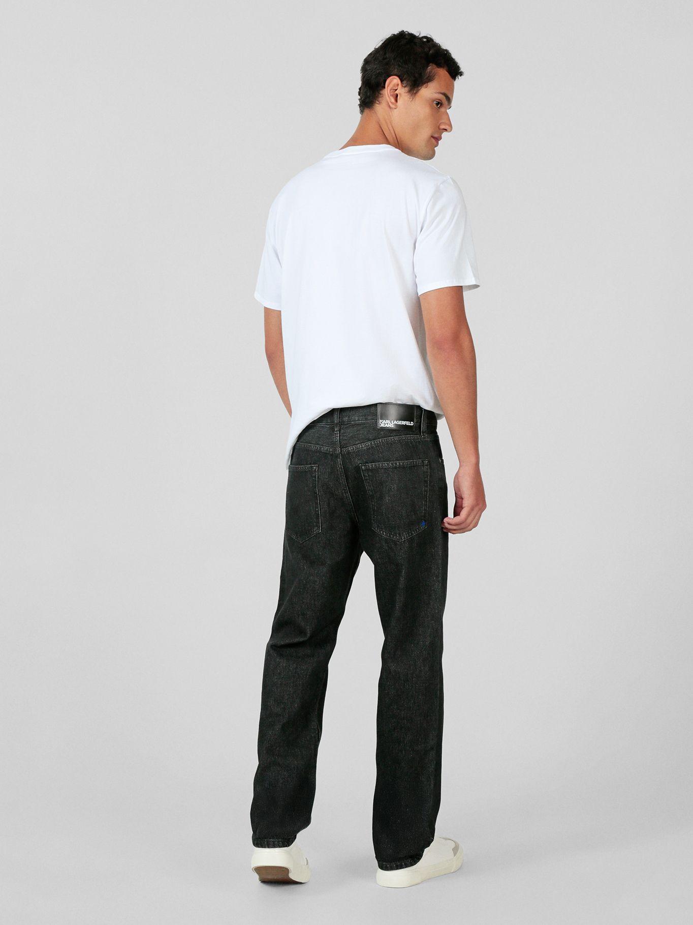 Jeans straight Negro Karl Lagerfeld-3
