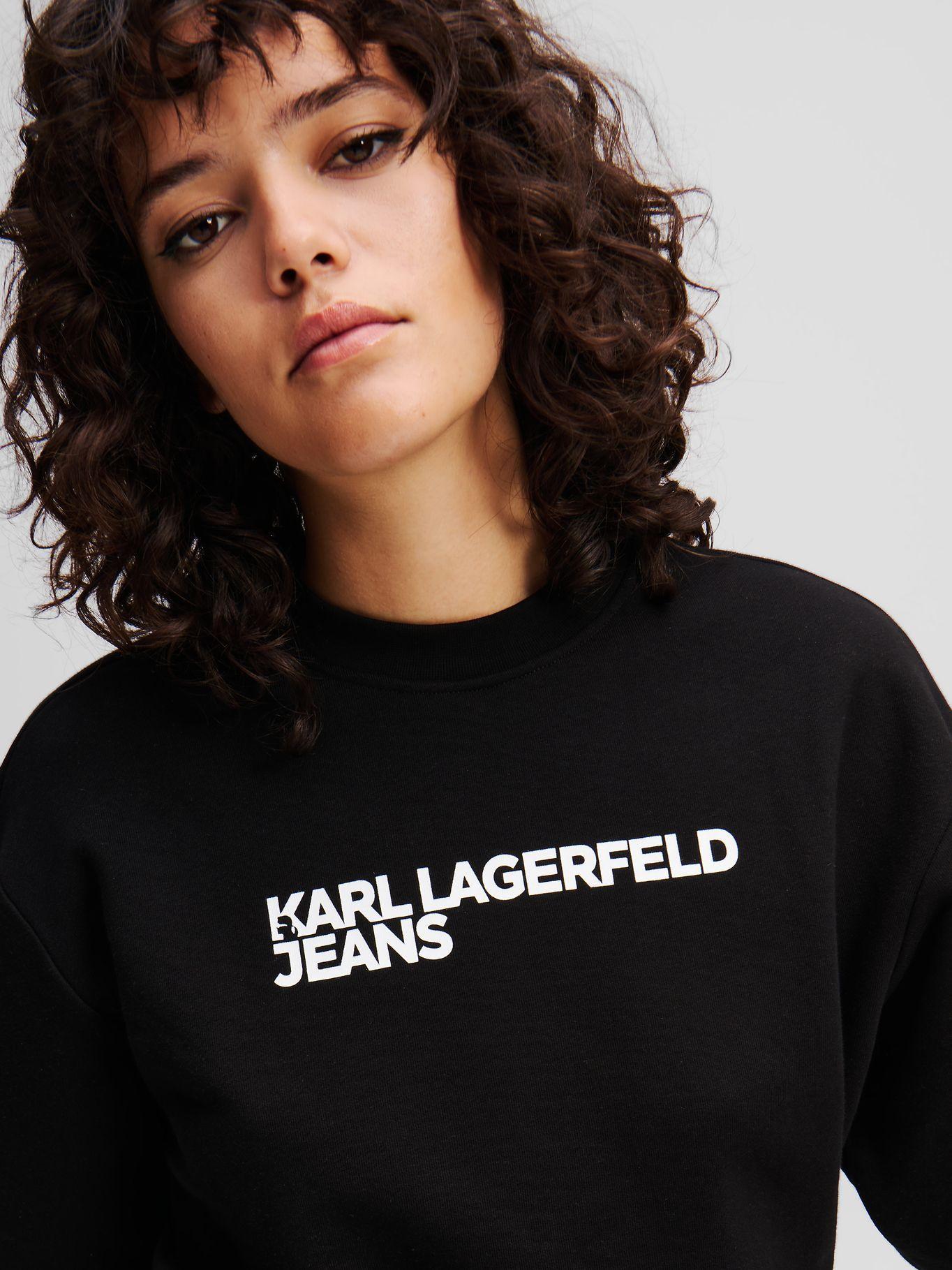 Polerón regular - K/ESSENTIAL Negro Karl Lagerfeld-3