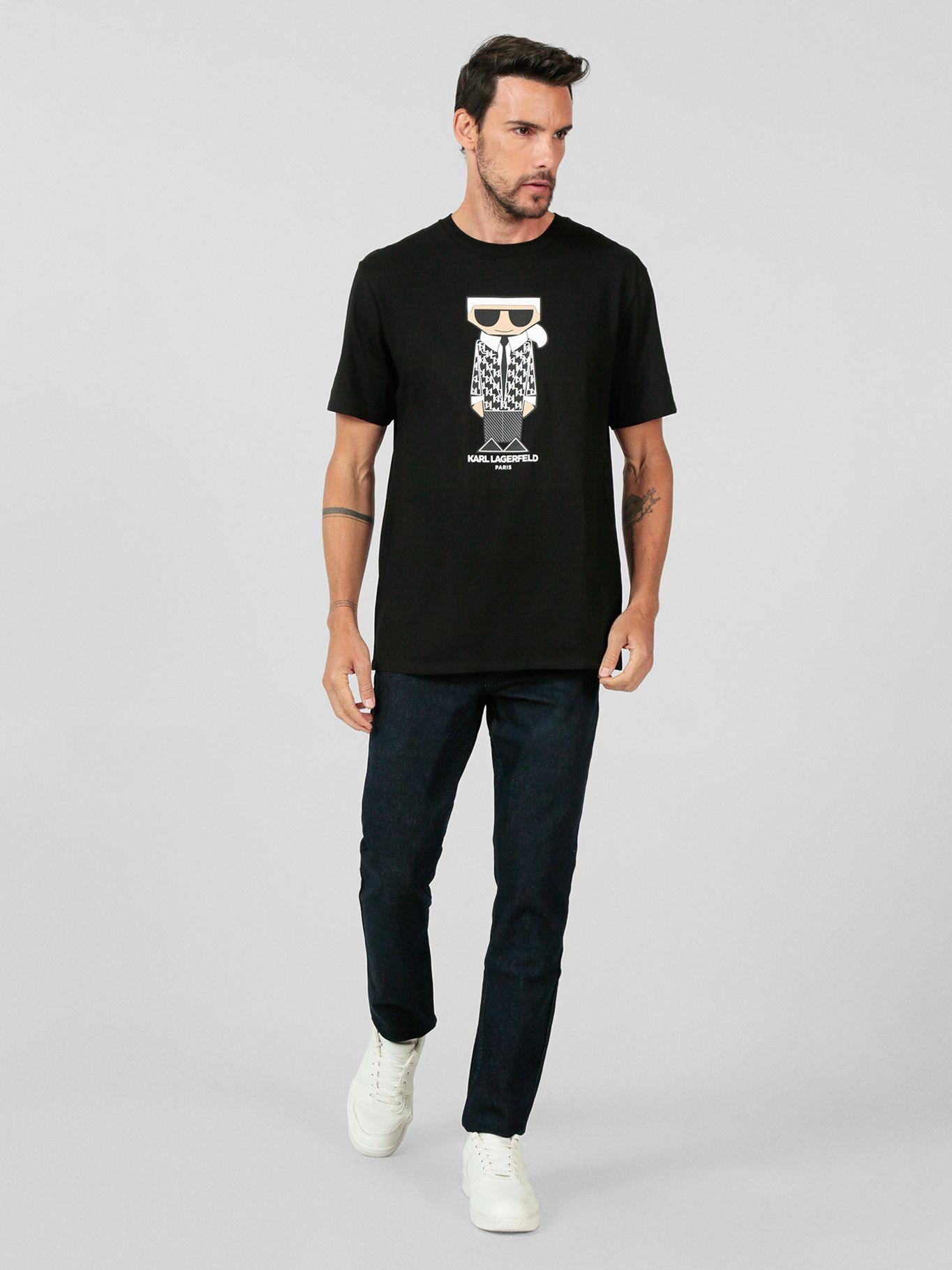 Polera de Karl flat head Negro Karl Lagerfeld-1