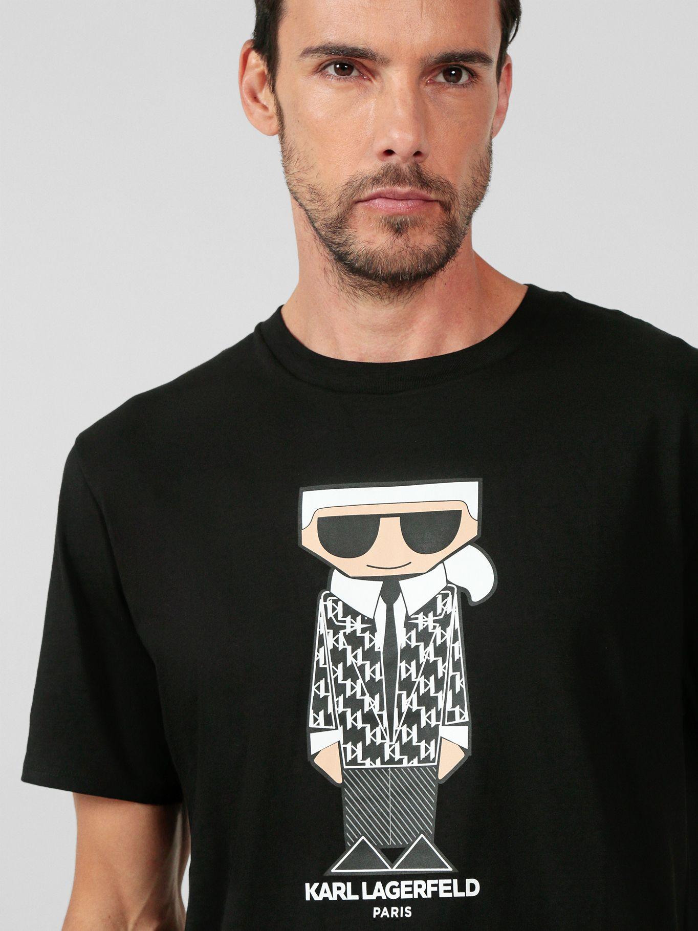 Polera de Karl flat head Negro Karl Lagerfeld-4
