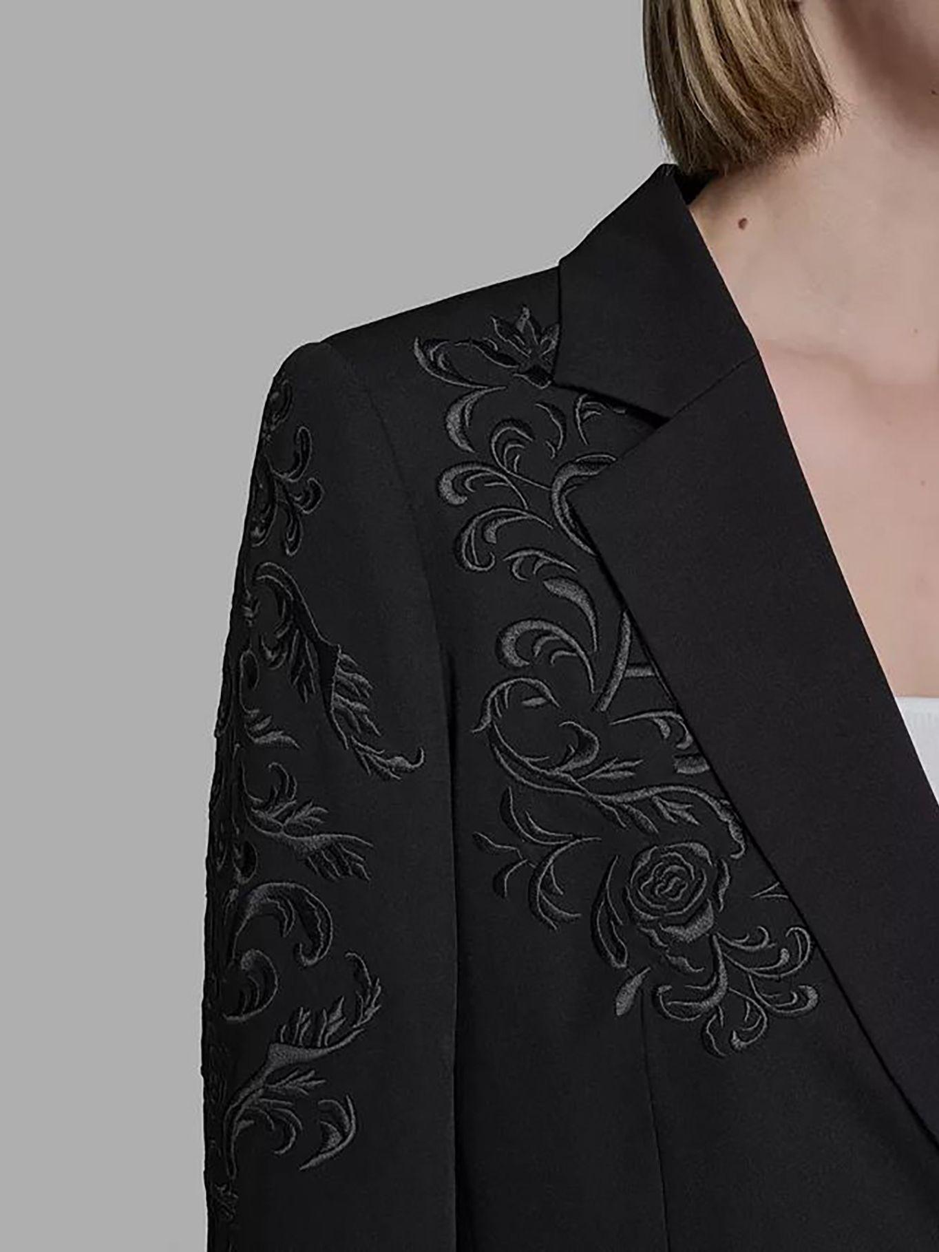 Blazer motif Negro Karl Lagerfeld-4