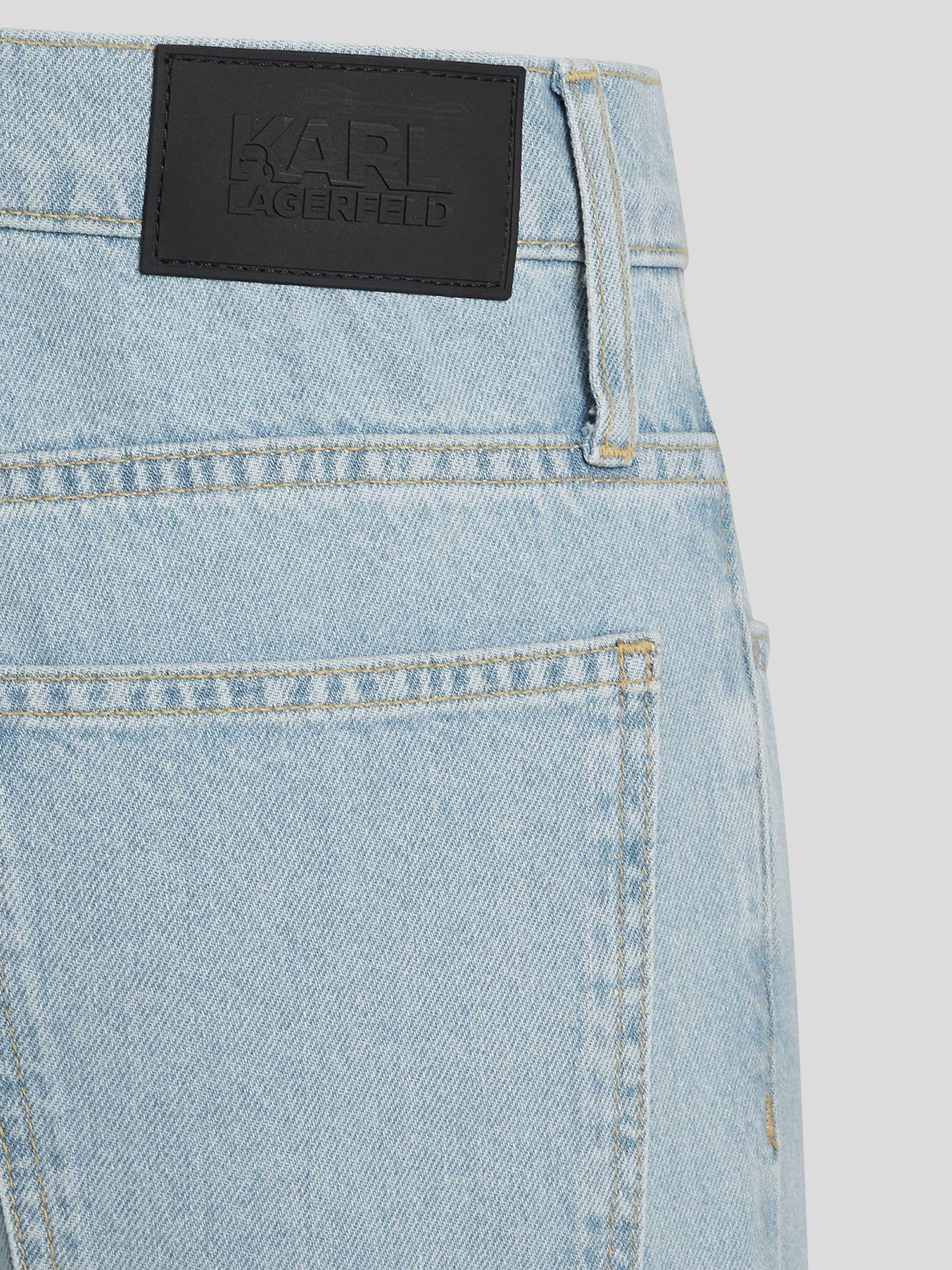 Jeans straight con logo Azul Karl Lagerfeld-2