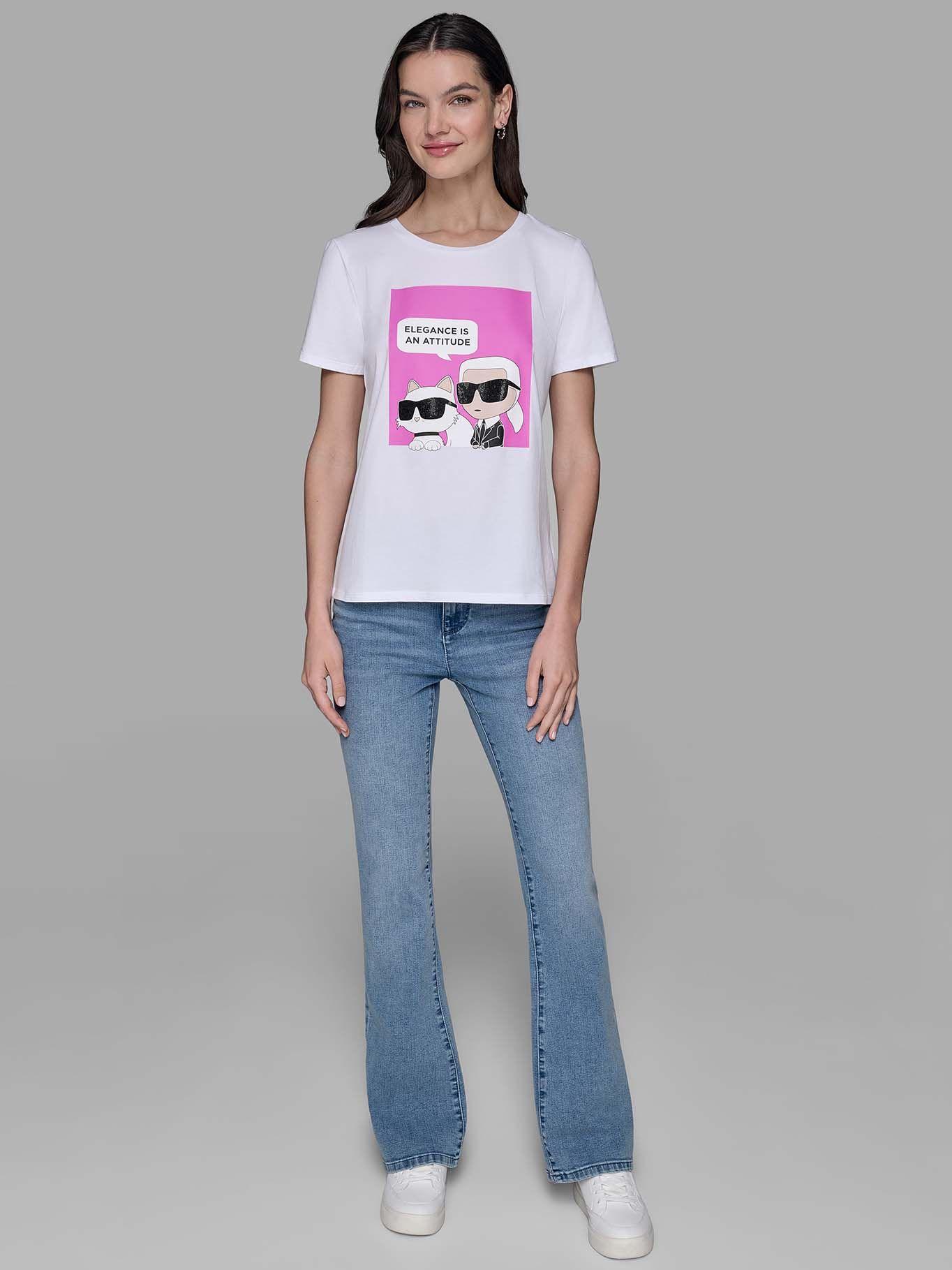 Polera mini Karl y Choupette Multicolor Karl Lagerfeld-1