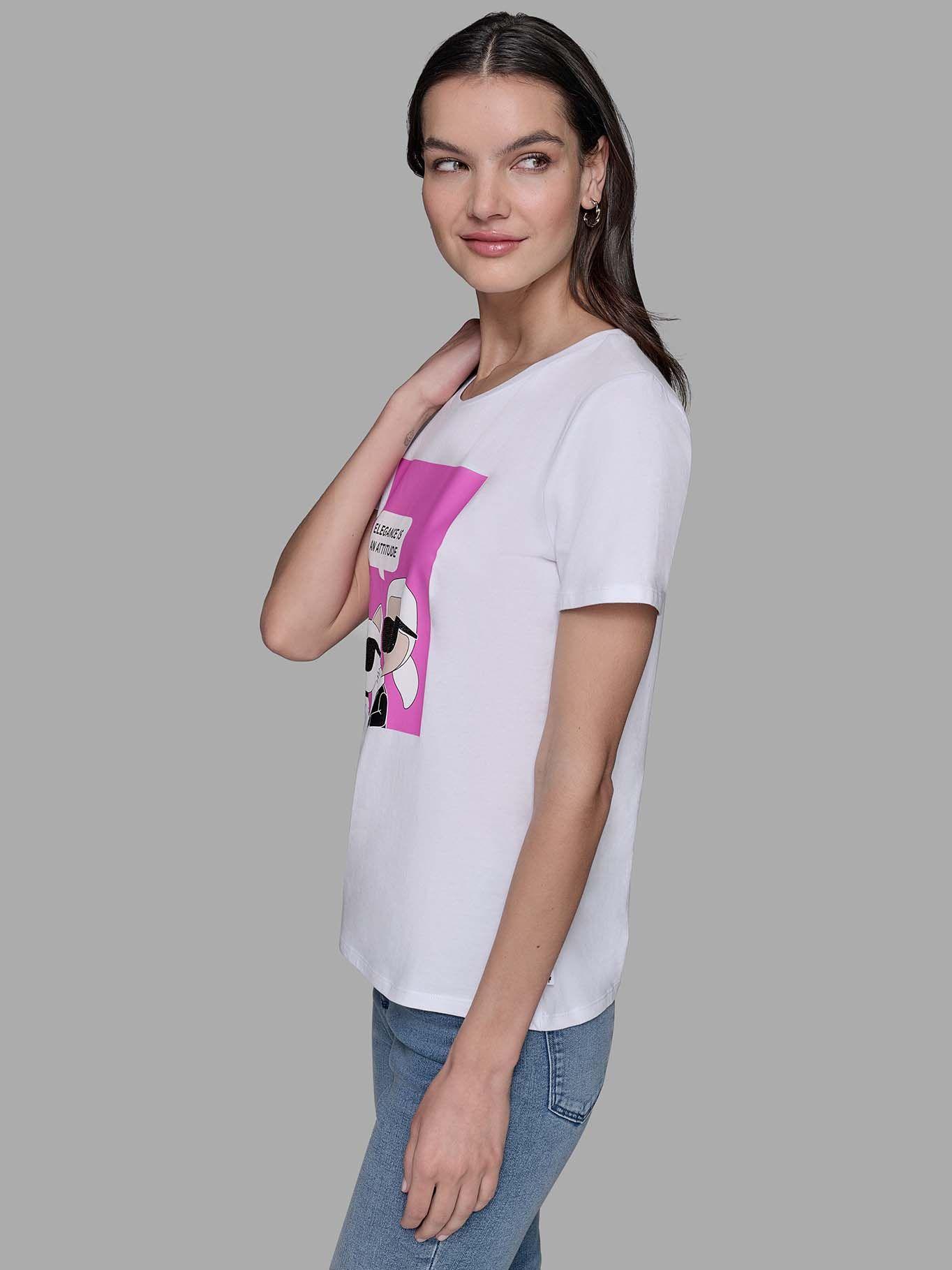 Polera mini Karl y Choupette Multicolor Karl Lagerfeld-2