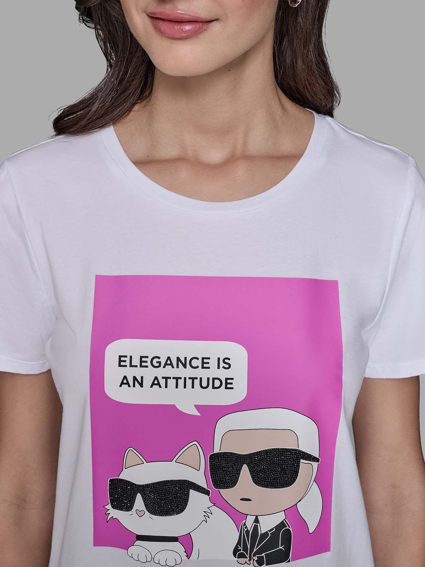 Polera mini Karl y Choupette Multicolor Karl Lagerfeld-3