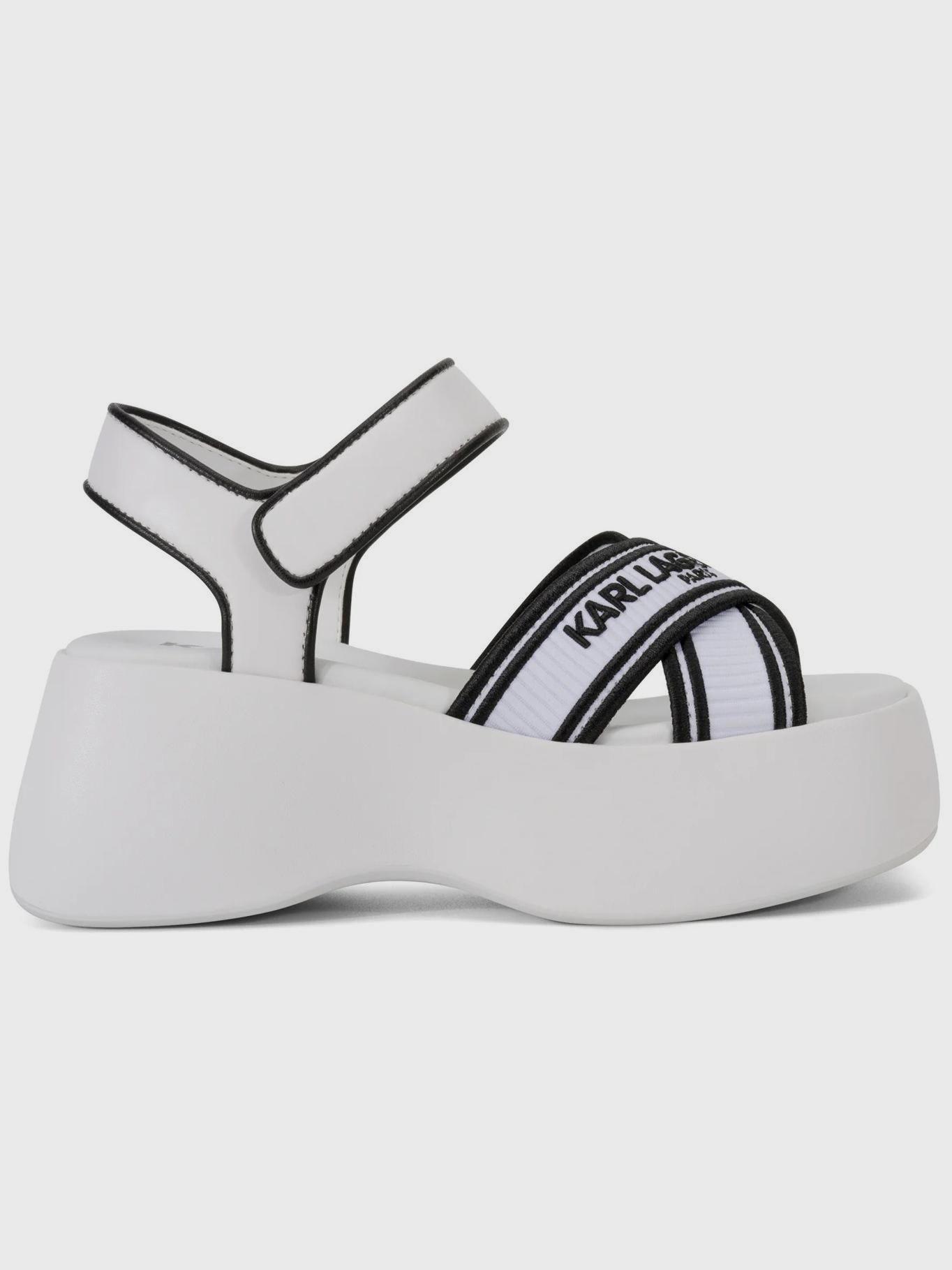 Sandalias con plataforma - MEDDI Blancas-0
