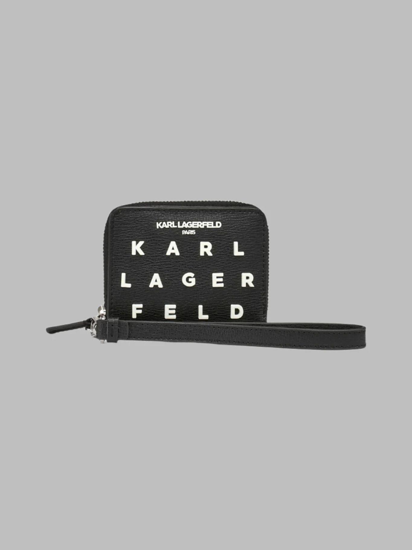Billetera de cuero con diseño compacto Multicolor Karl-0