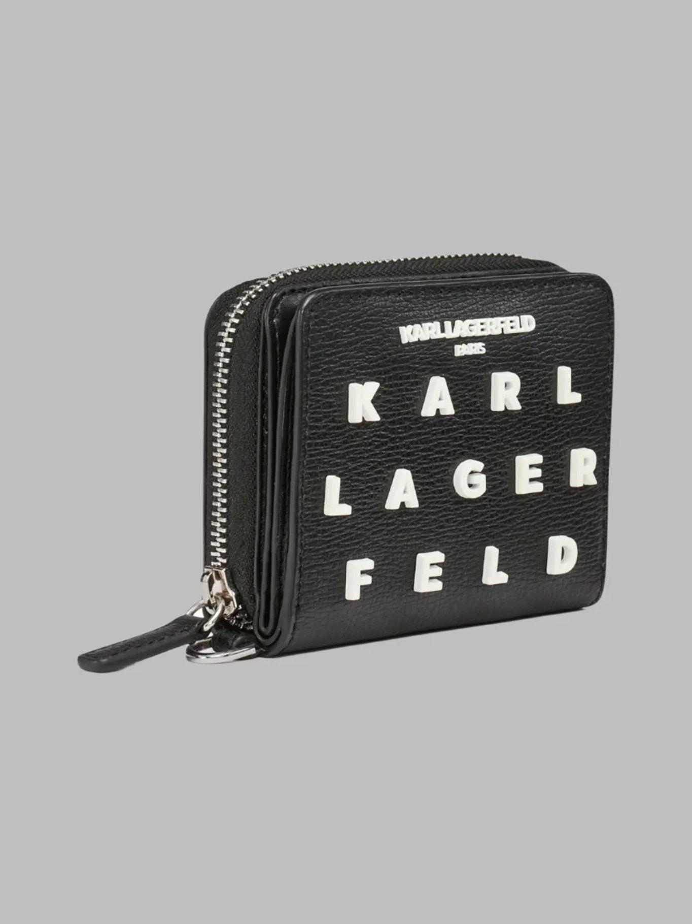 Billetera de cuero con diseño compacto Multicolor Karl-2