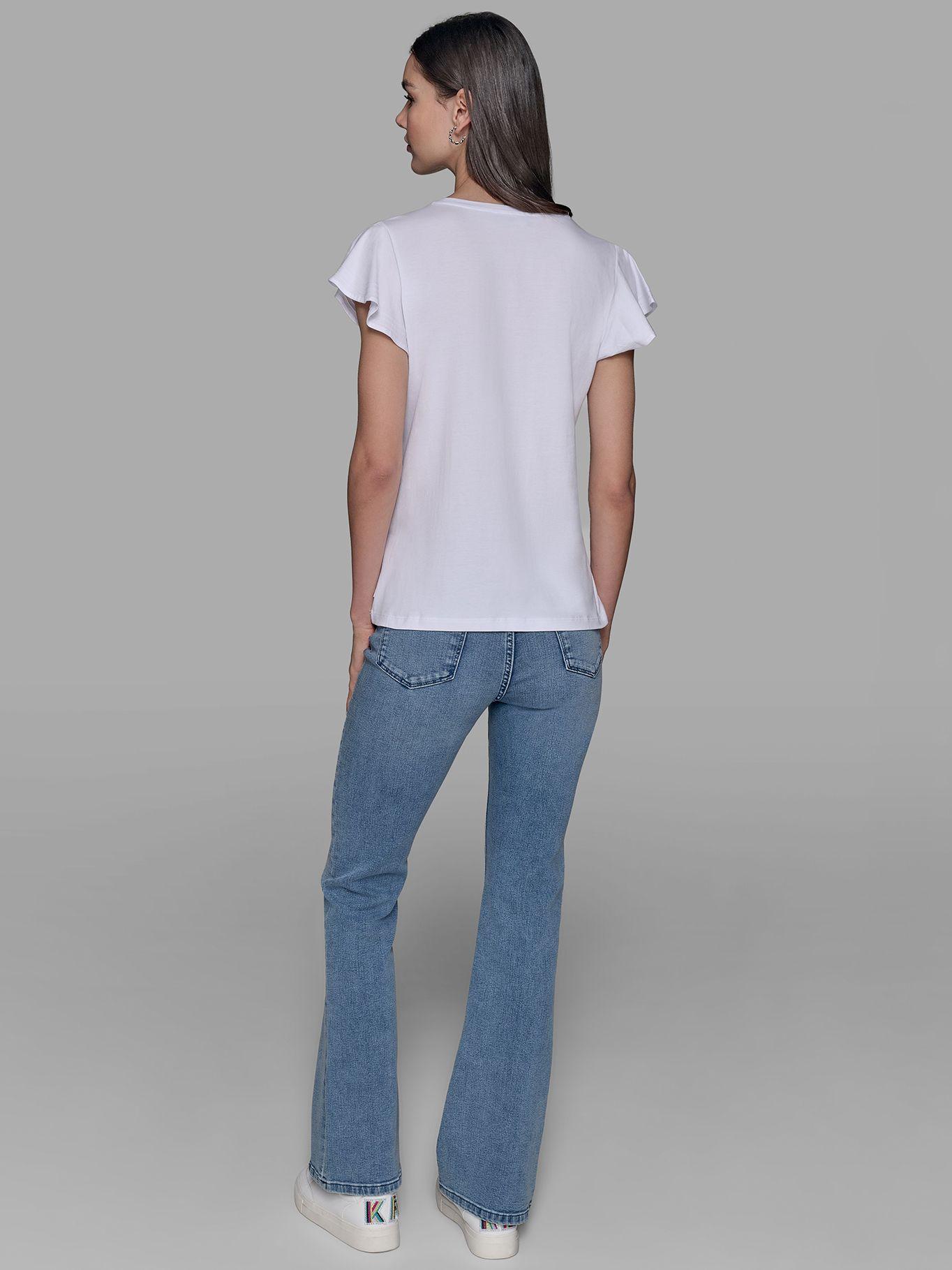 Polera estampado gráfico amour Blanco Karl Lagerfeld-2