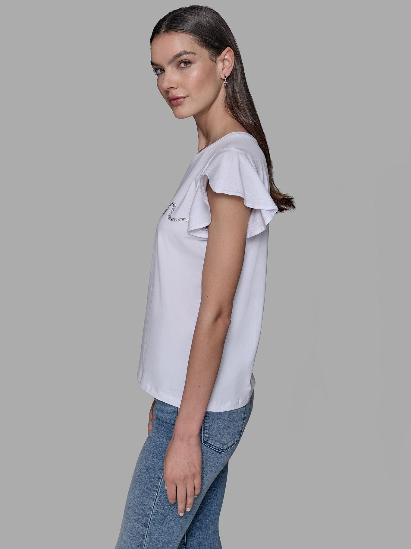 Polera estampado gráfico amour Blanco Karl Lagerfeld-3