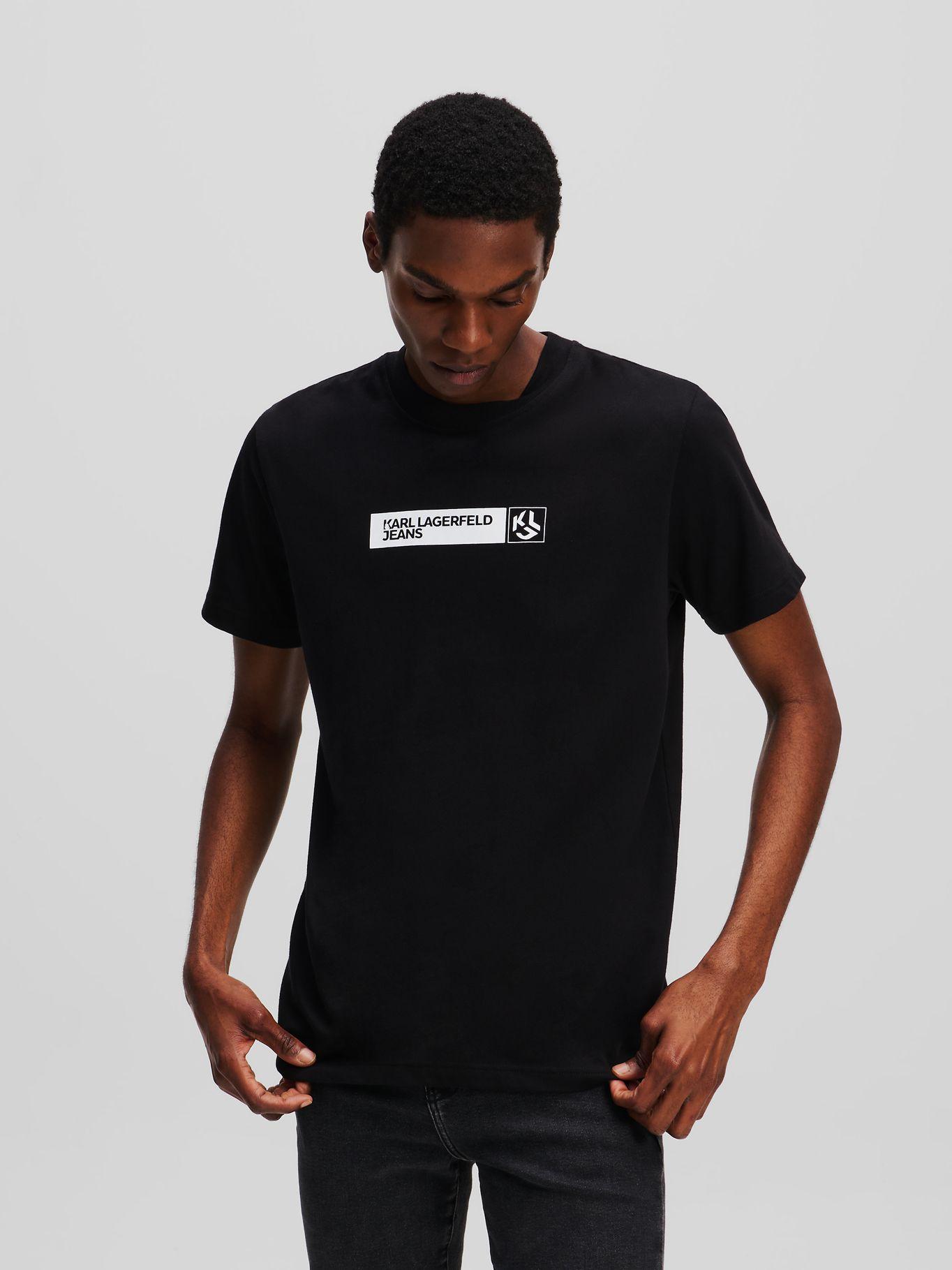 Polera slim graphic Negro - Karl Lagerfeld-0