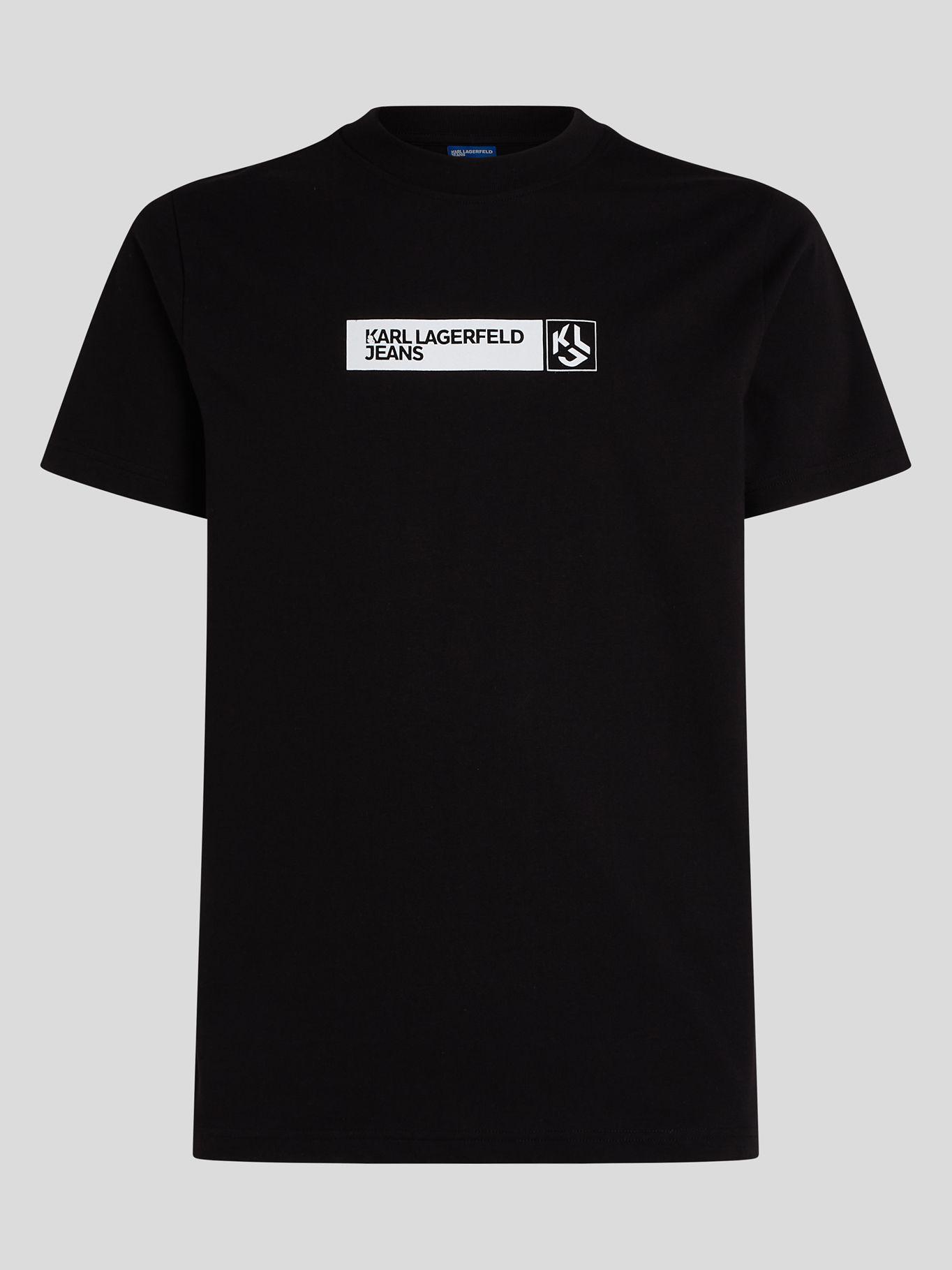 Polera slim graphic Negro - Karl Lagerfeld-4