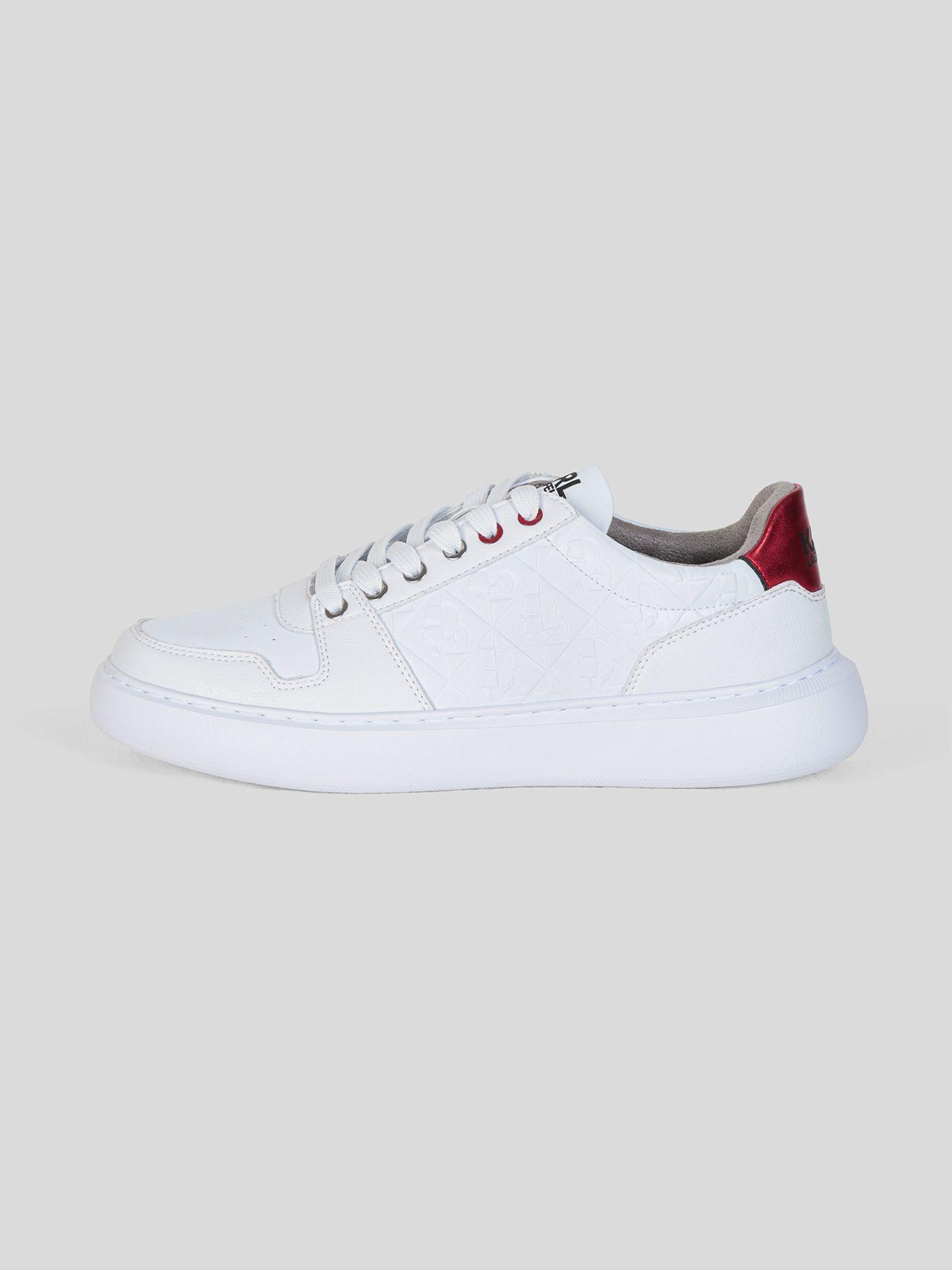 Zapatillas de cuero con logo lateral grabado Blanco-6