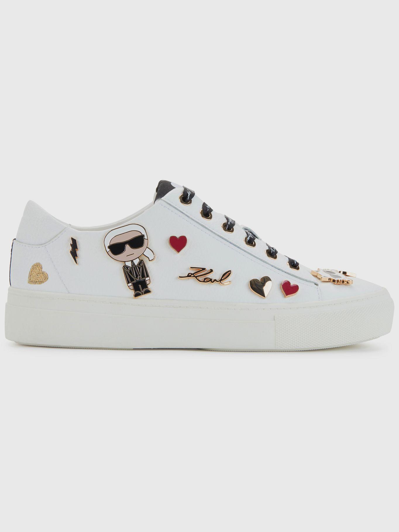Zapatillas con cordones - Cate pins Blanco Karl-2