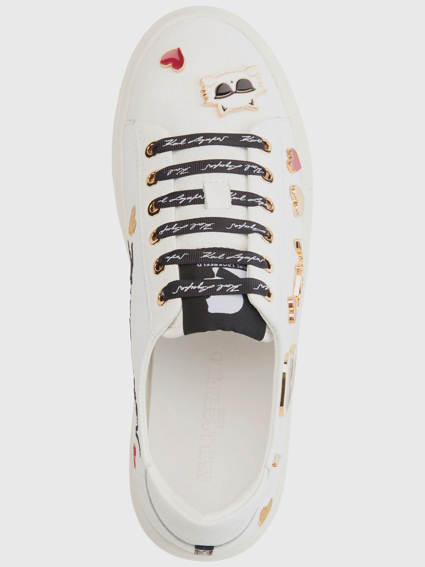Zapatillas con cordones - Cate pins Blanco Karl-4