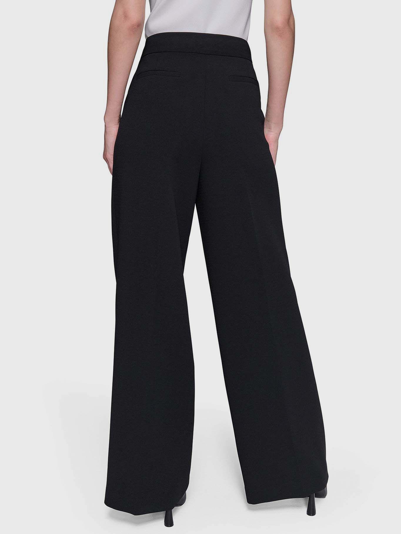 Pantalón pierna ancha - ESSENTIAL Negro Karl Lagerfeld-2