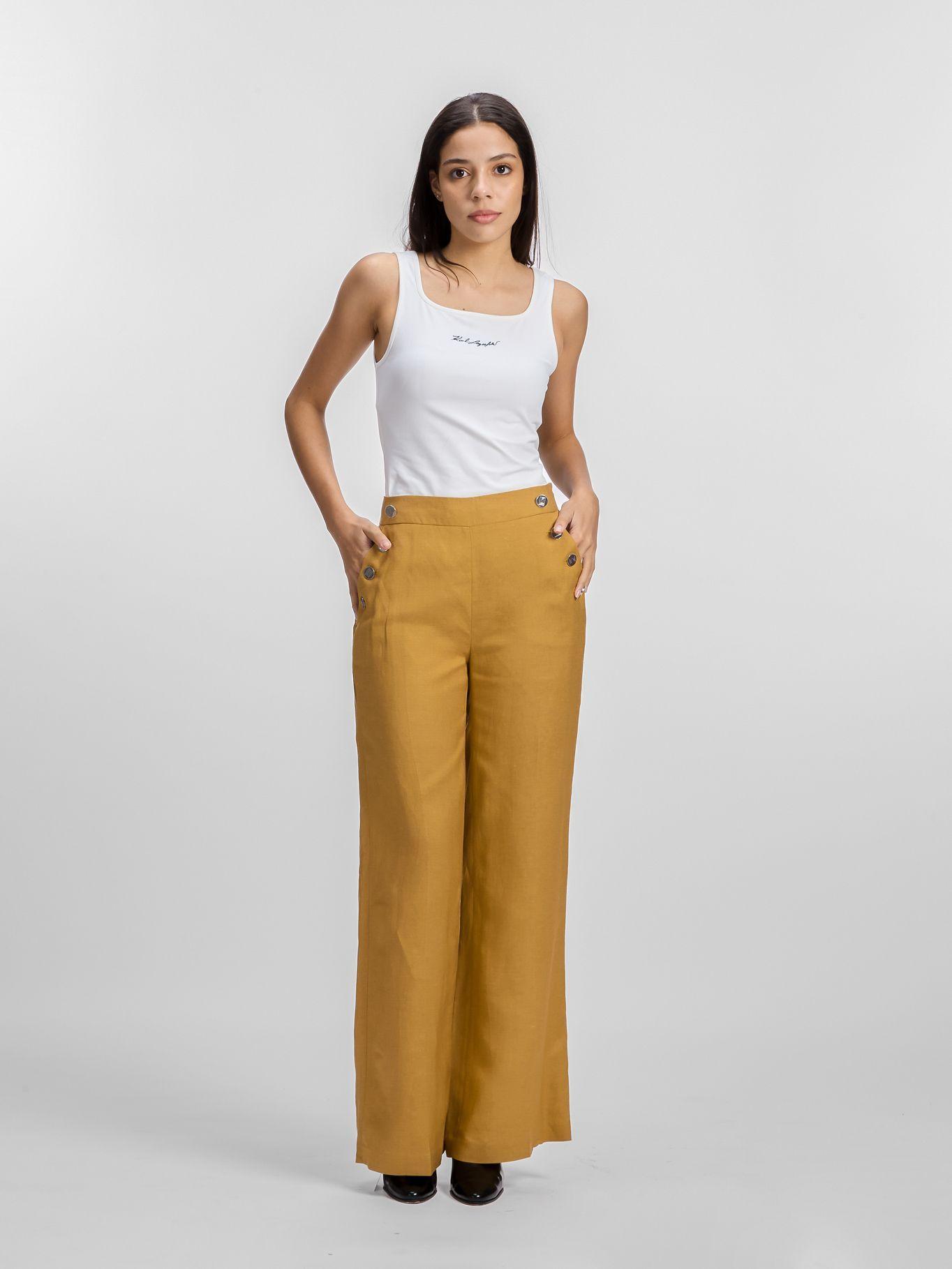 Pantalón con inspiración náutica Café Karl Lagerfeld-1