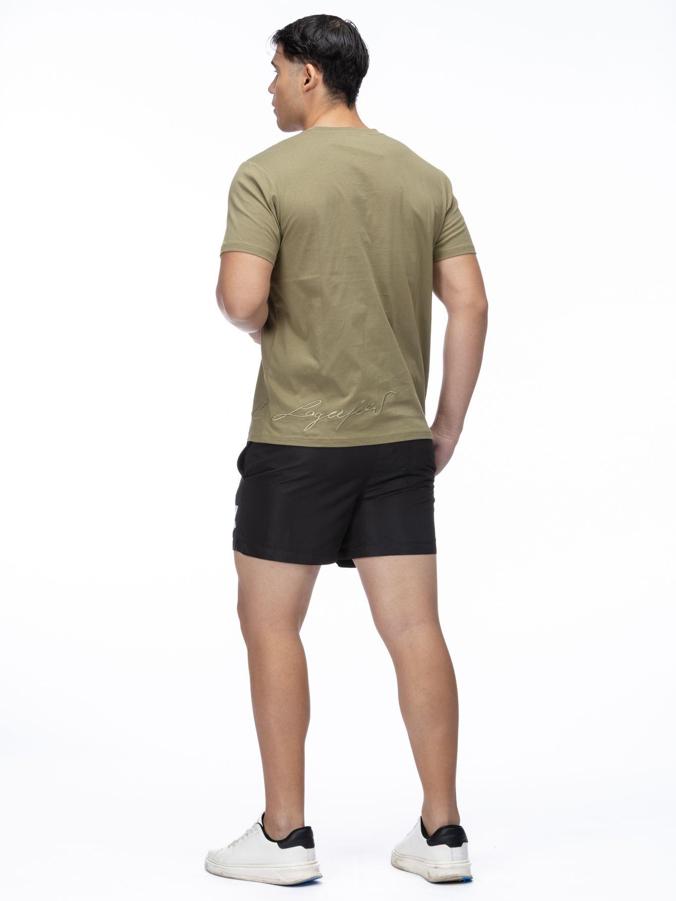 Polera signature edge Verde Karl Lagerfeld-2