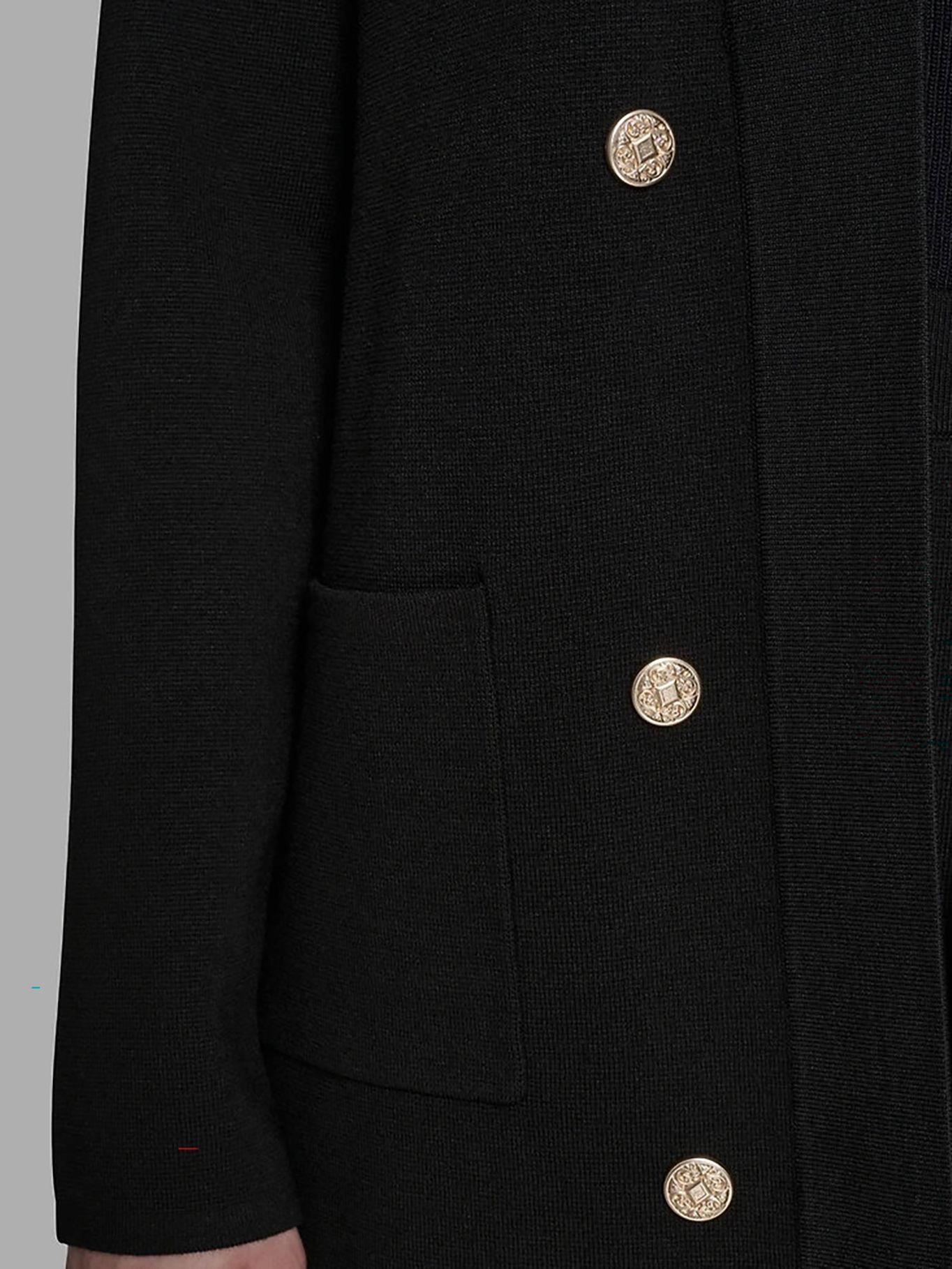 Sweater tipo blazer grande Negro Karl Lagerfeld-5