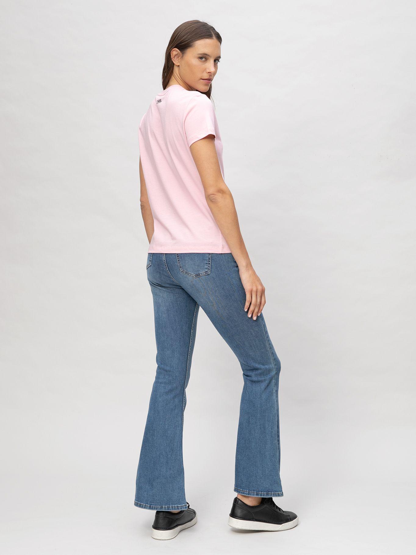 Polera con gráfico texturizado de Choupette ROSADO-2