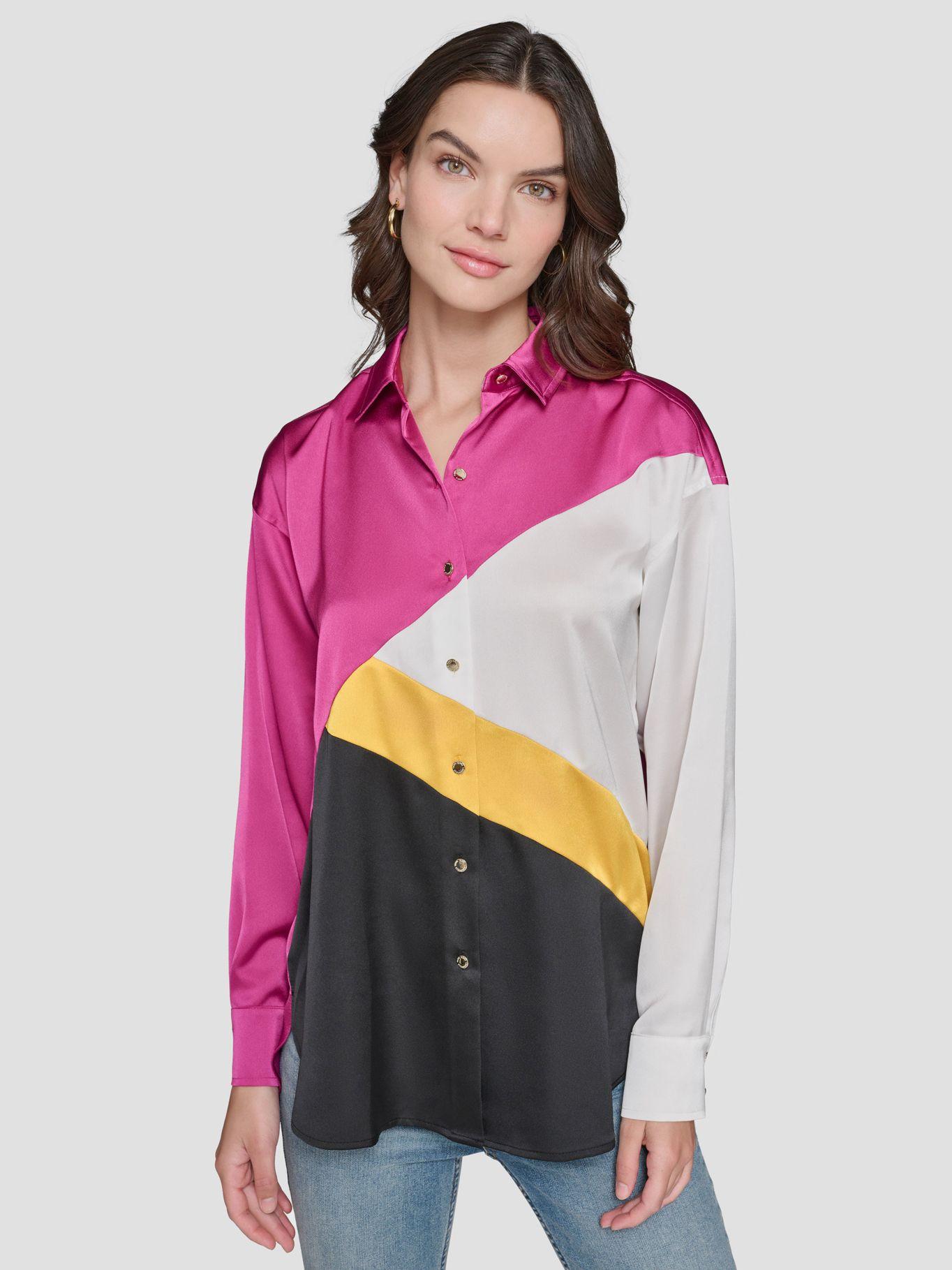 Camisa con bloques de colores-0