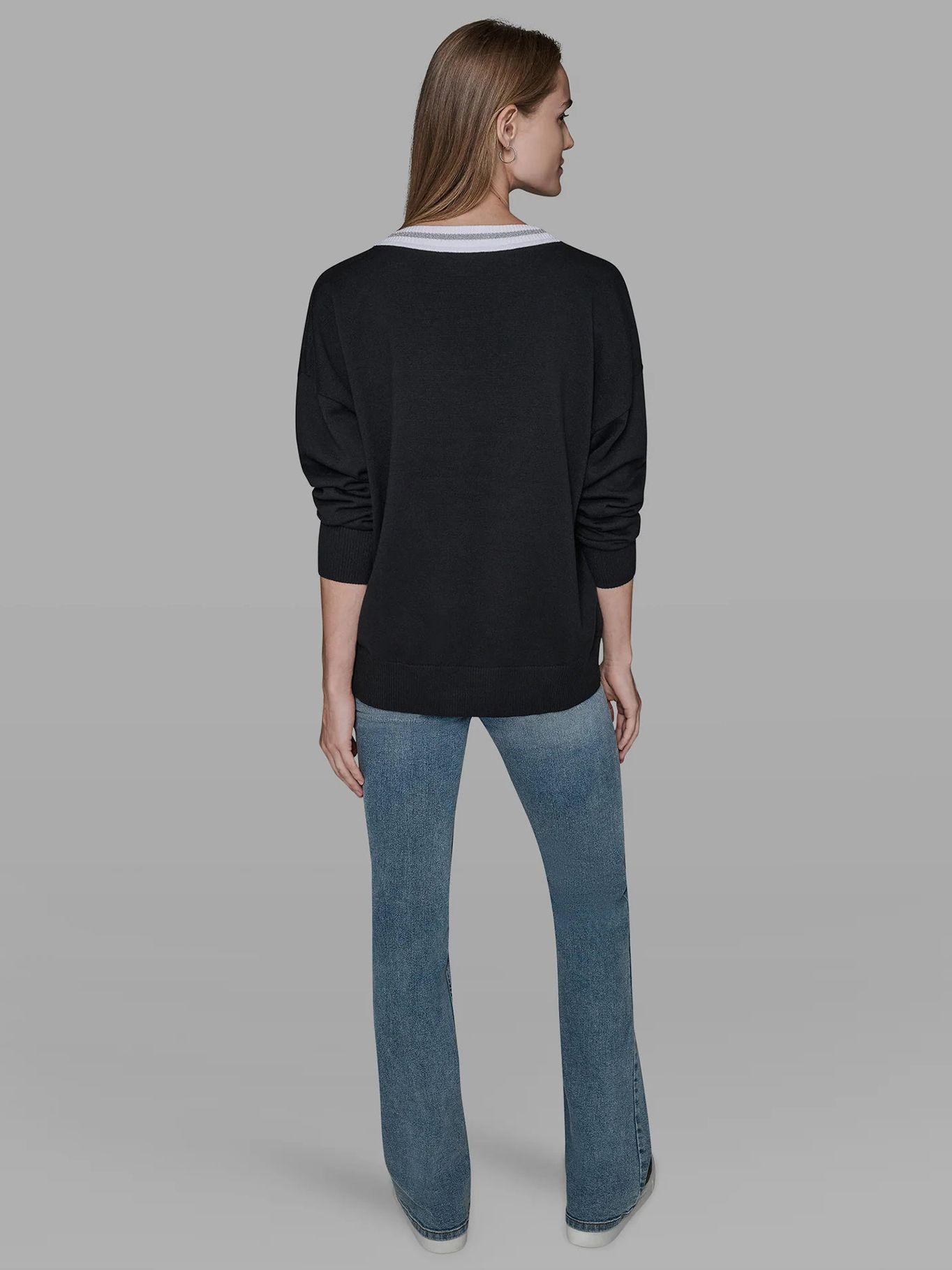 Sweater varsity Choupette y Torre Eiffel Multicolor-2