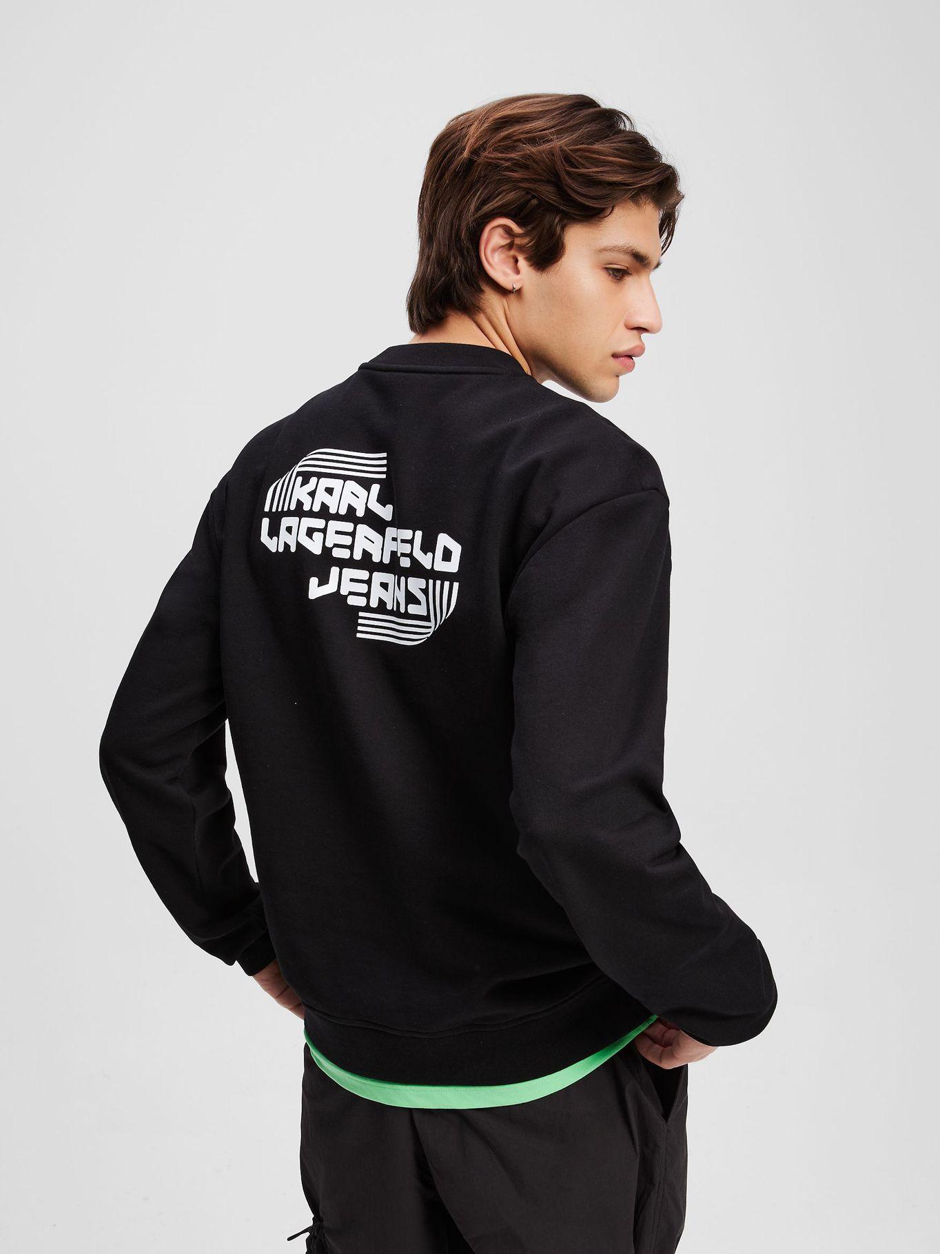 Polerón regular logotipo deportivo Negro Karl Lagerfeld-2