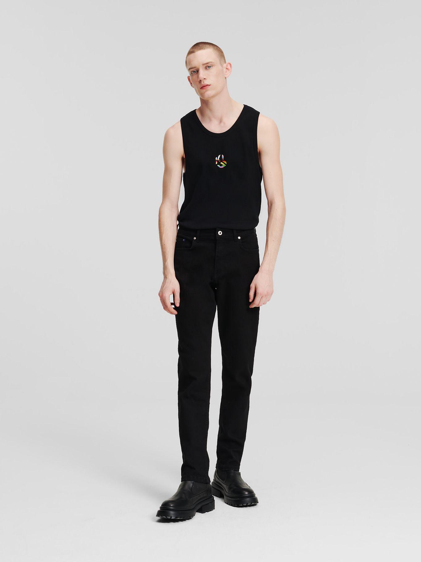 Jeans slim Negro Karl Lagerfeld-0
