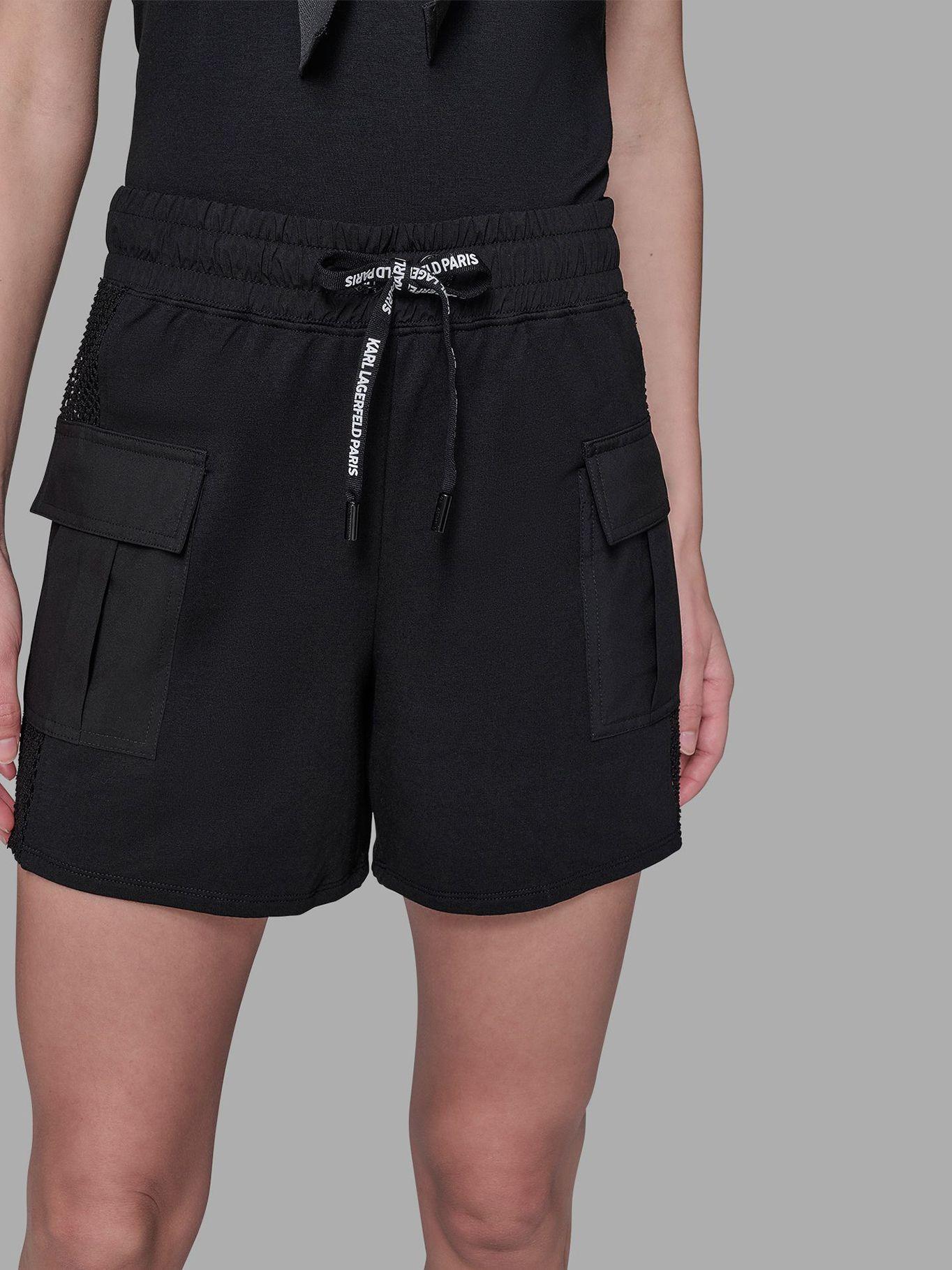 Short de malla Negro Karl Lagerfeld-5
