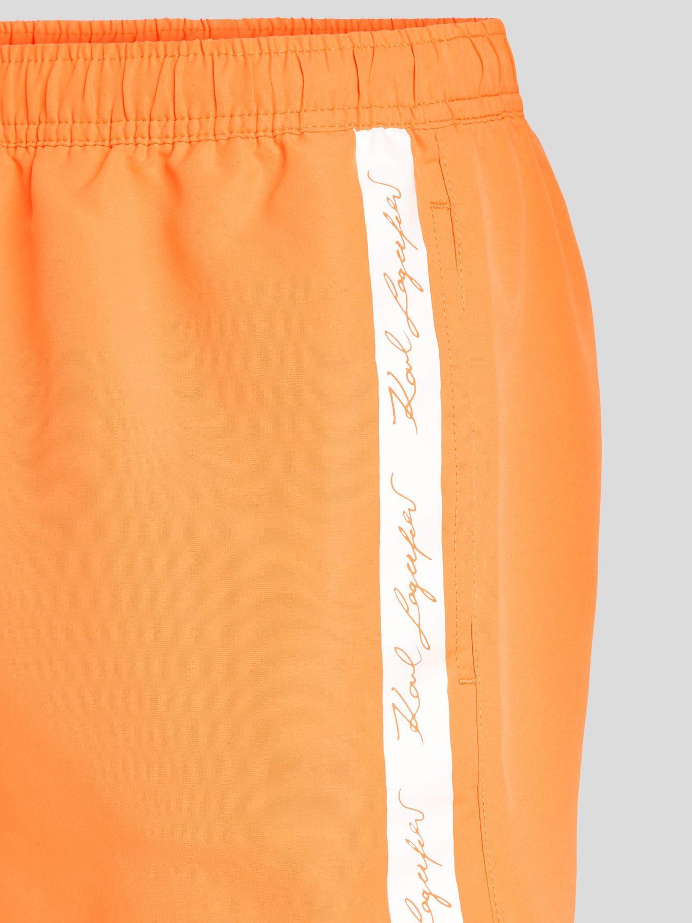 Traje de baño con firma lateral Naranja Karl Lagerfeld-2