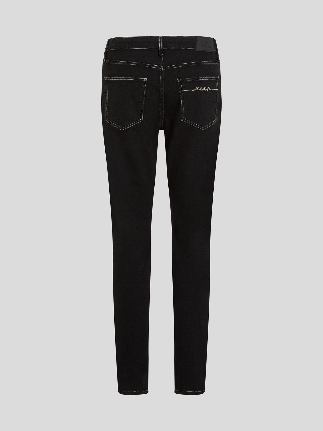 Jeans slim fit - Signature Line Negro Karl Lagerfeld-1