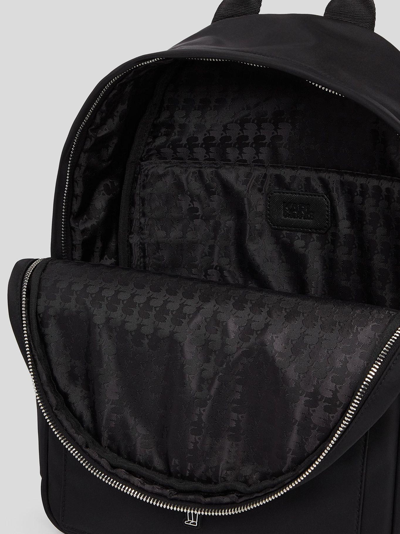 Mochila de nailon Negro Karl Lagerfeld-2