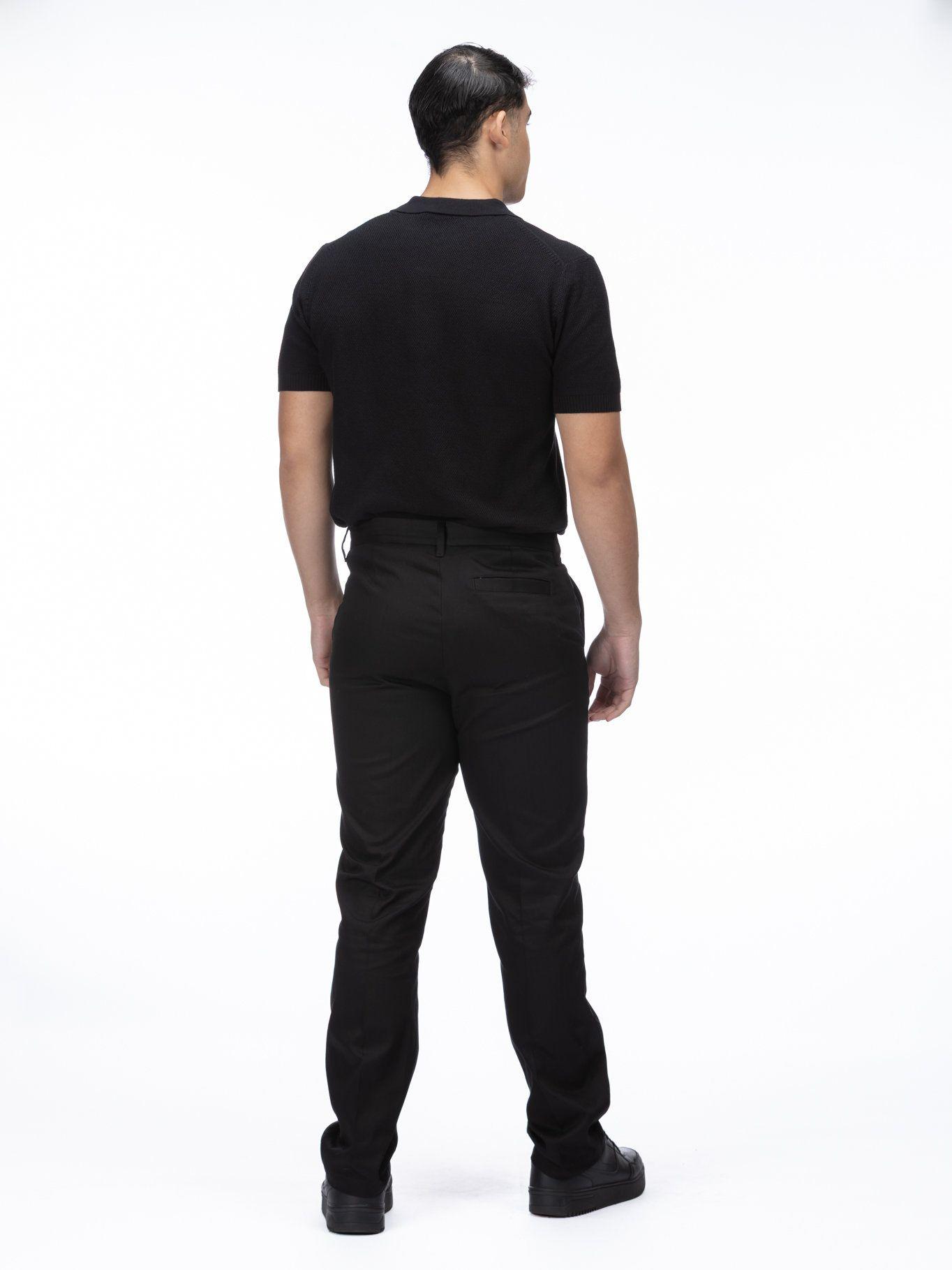 Polo de punto con parche de goma Negro Karl Lagerfeld-2