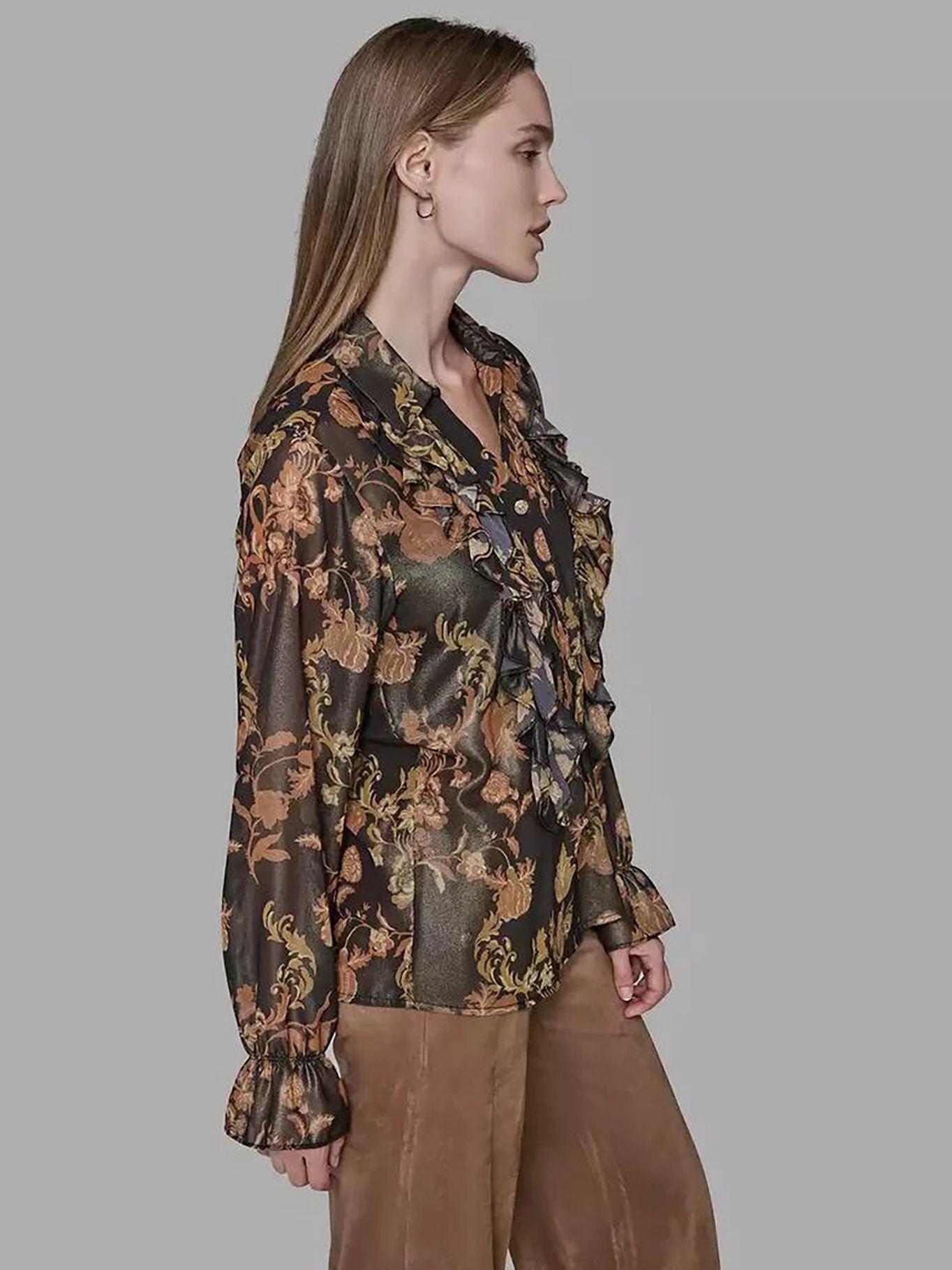 Blusa tejido fino detalles vuelo Café Karl Lagerfeld-3