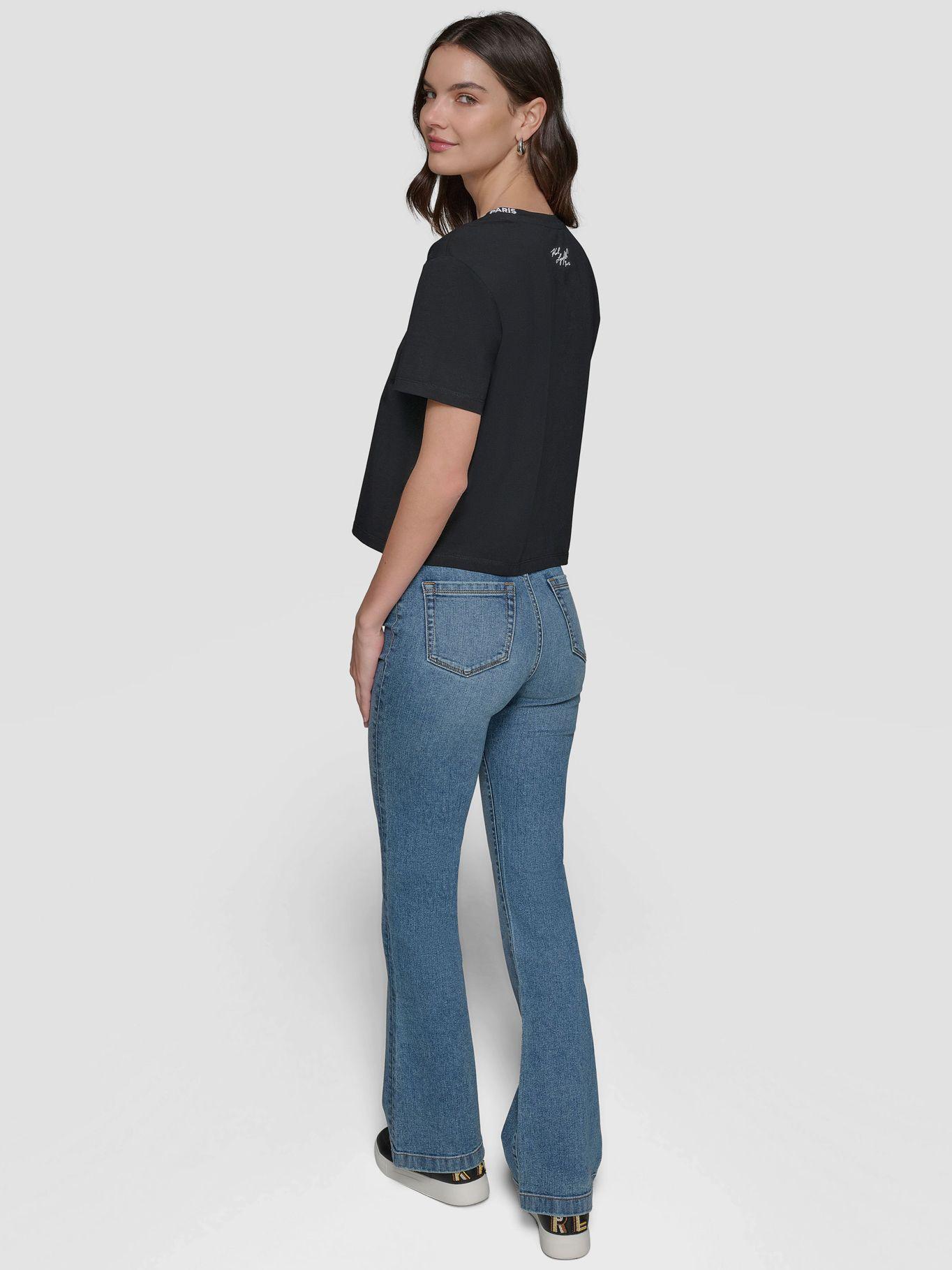 Polera choupette con gafas de sol Negro Karl Lagerfeld-2