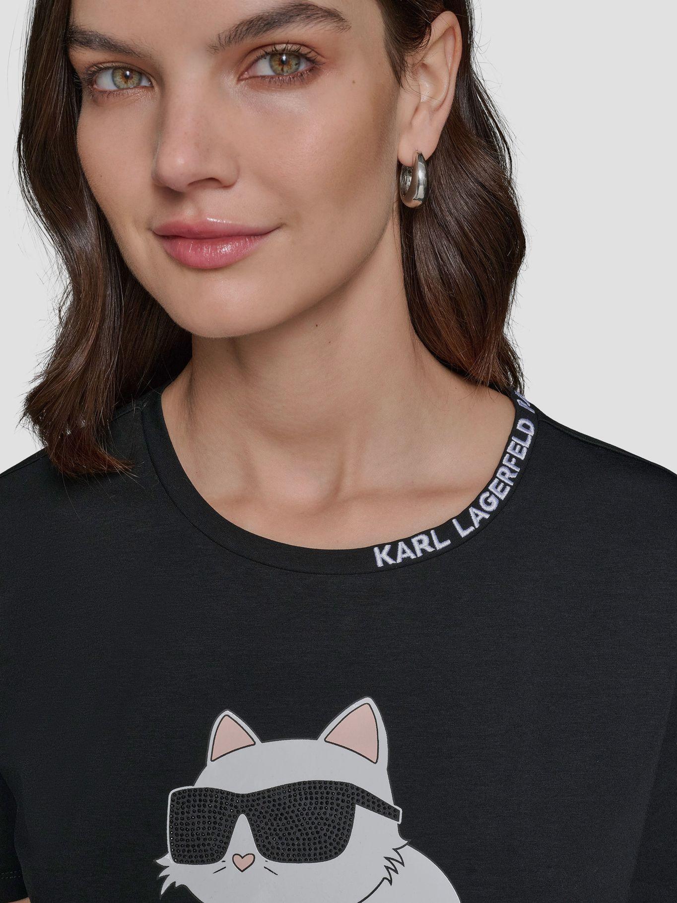 Polera choupette con gafas de sol Negro Karl Lagerfeld-3